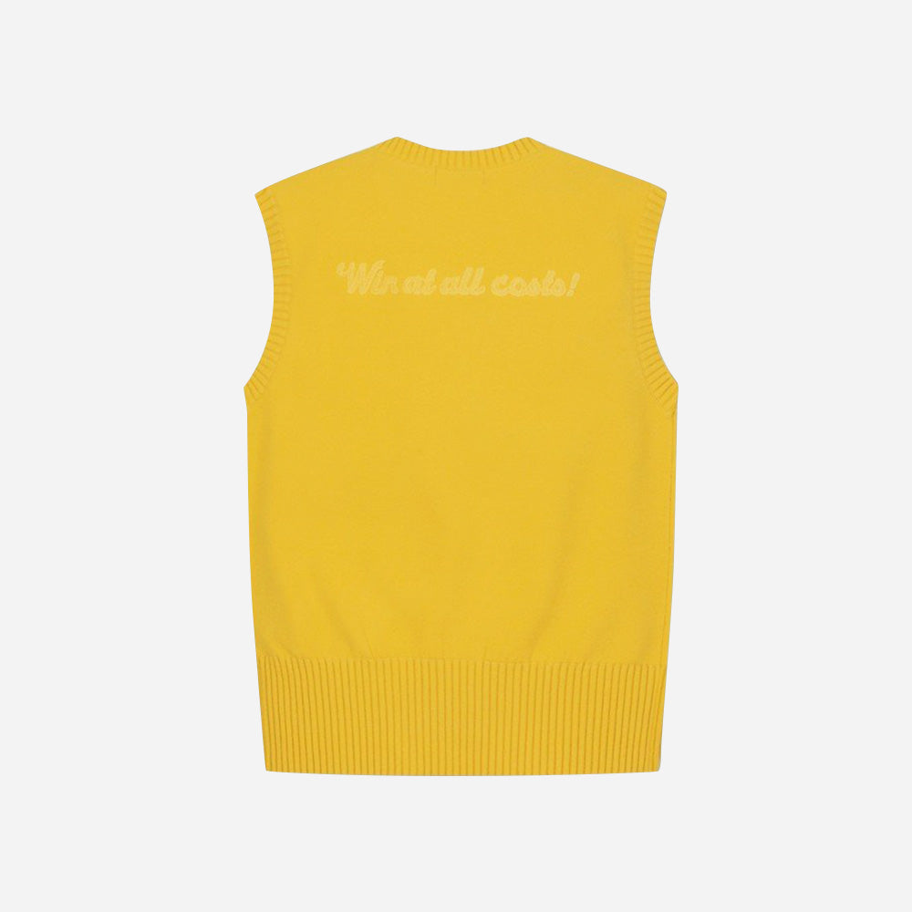 Áo Golf Tay Ngắn Nữ Waac Crew Neck Knit - Vàng - Supersports Vietnam