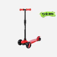 Xe Trượt 3 Bánh Trẻ Em Spartan Ziggy 3-Wheel Tilt Scooter W/Led Light - Red - Supersports Vietnam