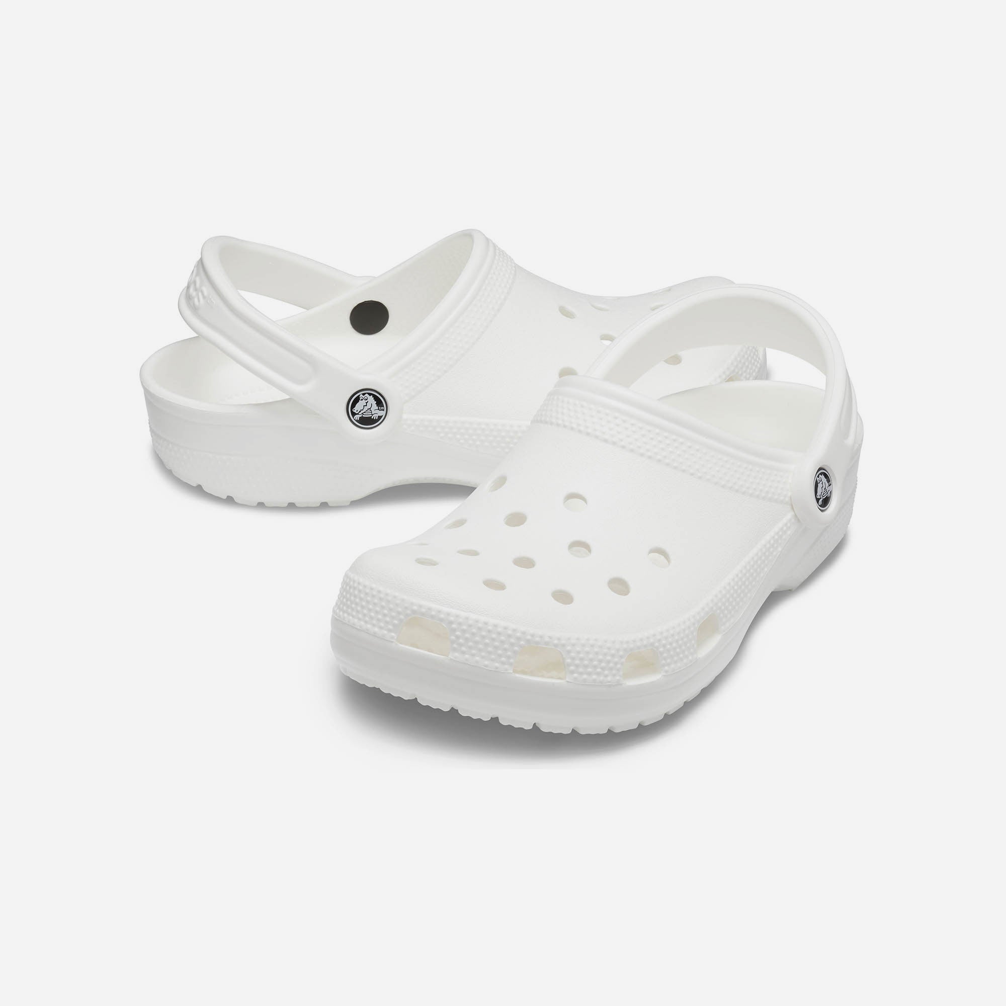 Giày Clog Unisex Crocs Classic - Trắng - Supersports Vietnam