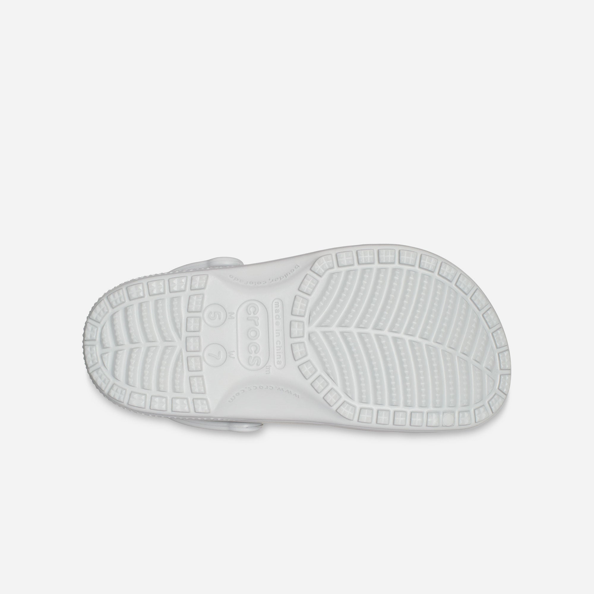 Giày Clog Unisex Crocs Classic - Xám - Supersports Vietnam
