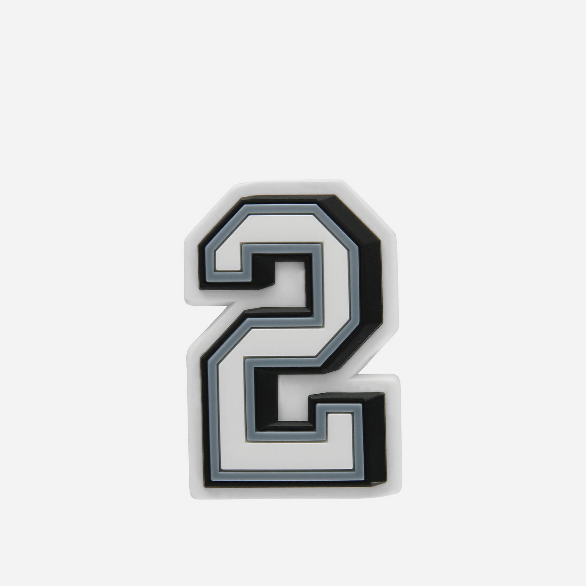 Phụ Kiện Jibbitz™ Number 2 - Trắng - Supersports Vietnam