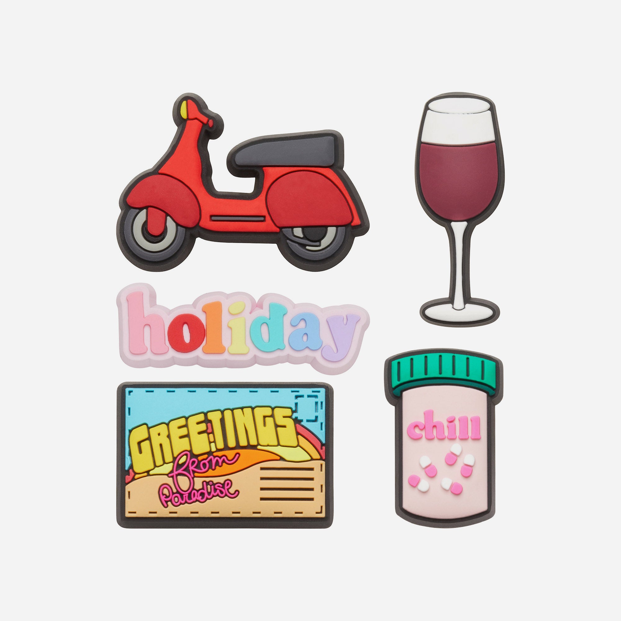 Phụ Kiện Jibbitz™ Jet Setter - Nhiều Màu - Supersports Vietnam