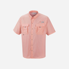 Áo Sơ Mi Ngắn Tay Chống Nắng Nam Columbia Bahama™ Ii - Hồng - Supersports Vietnam