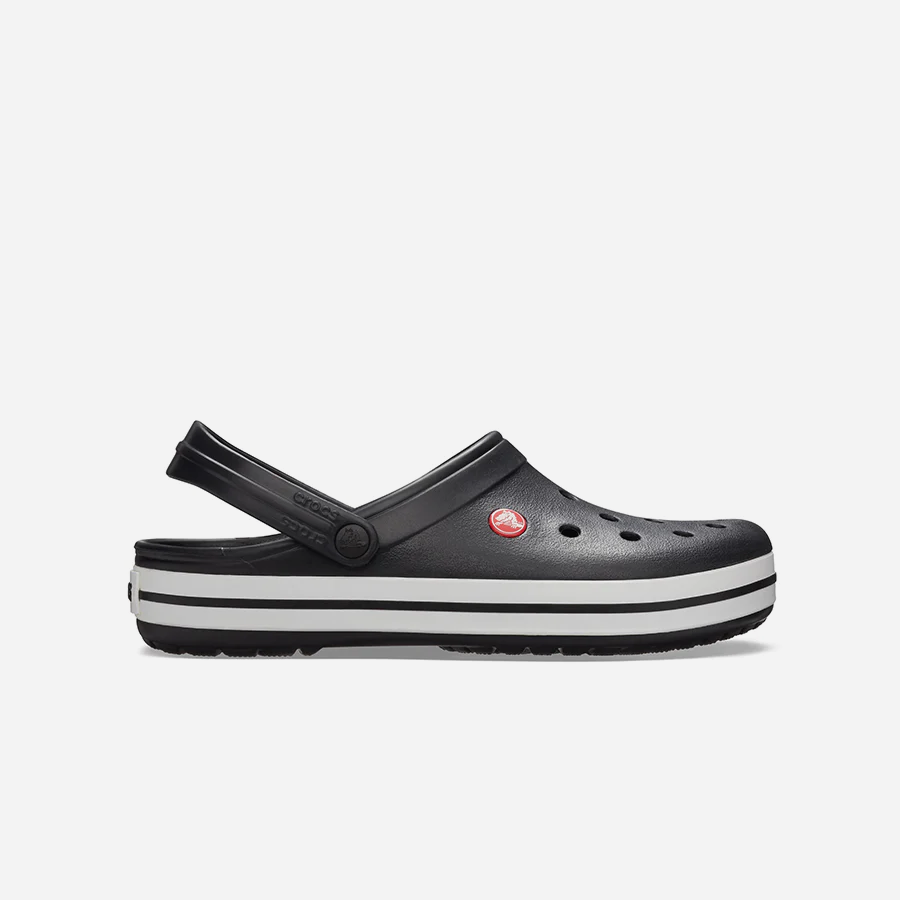 Giày Clog Unisex Crocs Crocband - Đen - Supersports Vietnam