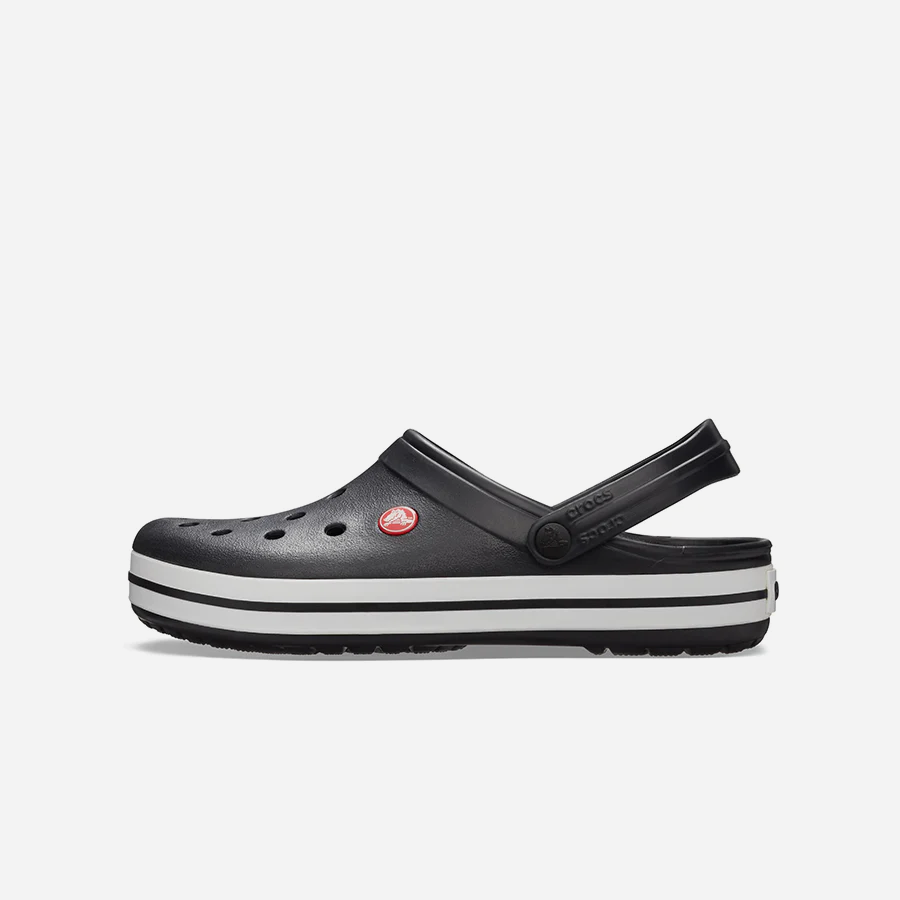 Giày Clog Unisex Crocs Crocband - Đen - Supersports Vietnam