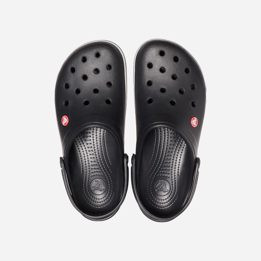 Giày Clog Unisex Crocs Crocband - Đen - Supersports Vietnam
