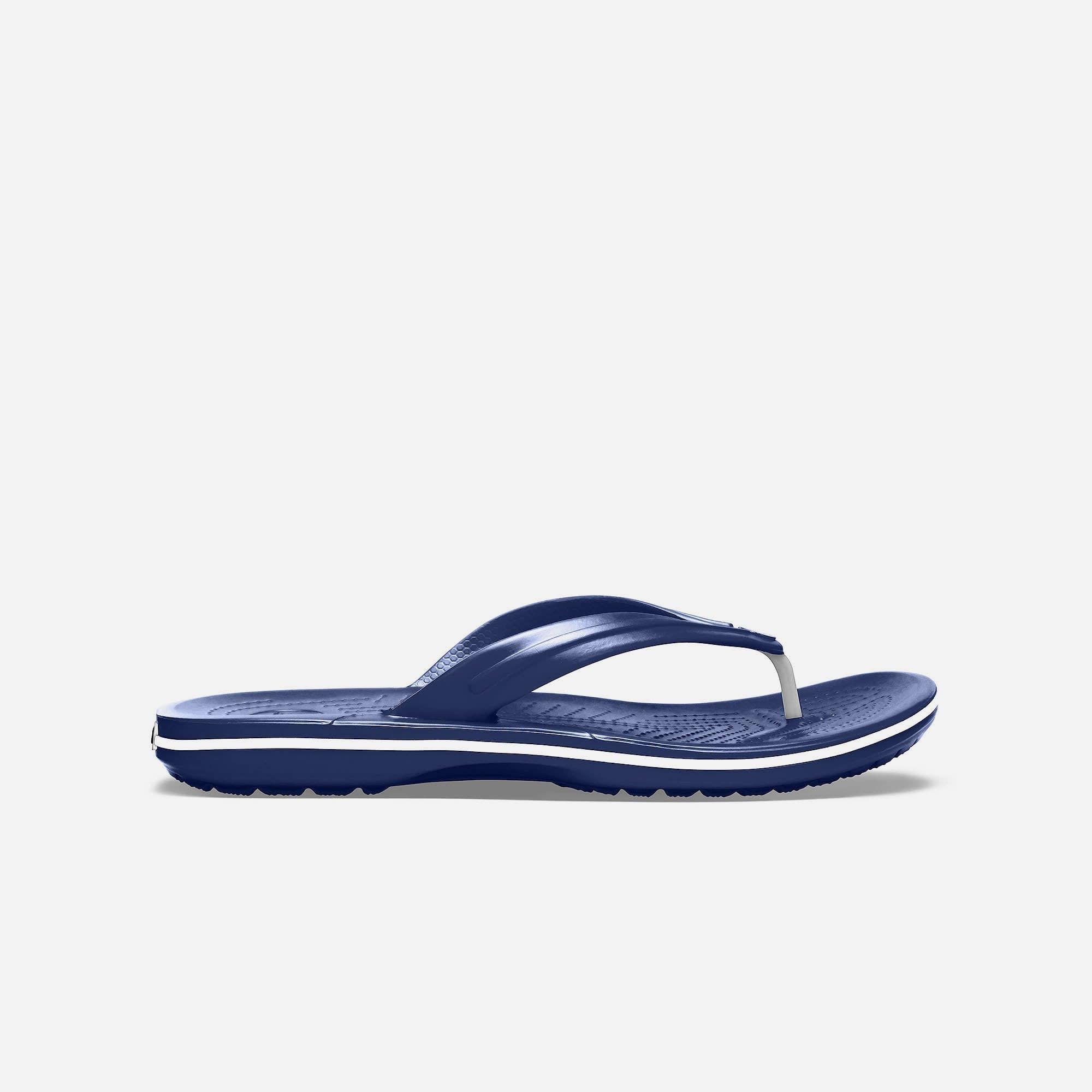 Dép Xỏ Ngón Unisex Crocs Crocband - Xanh Navy - Supersports Vietnam