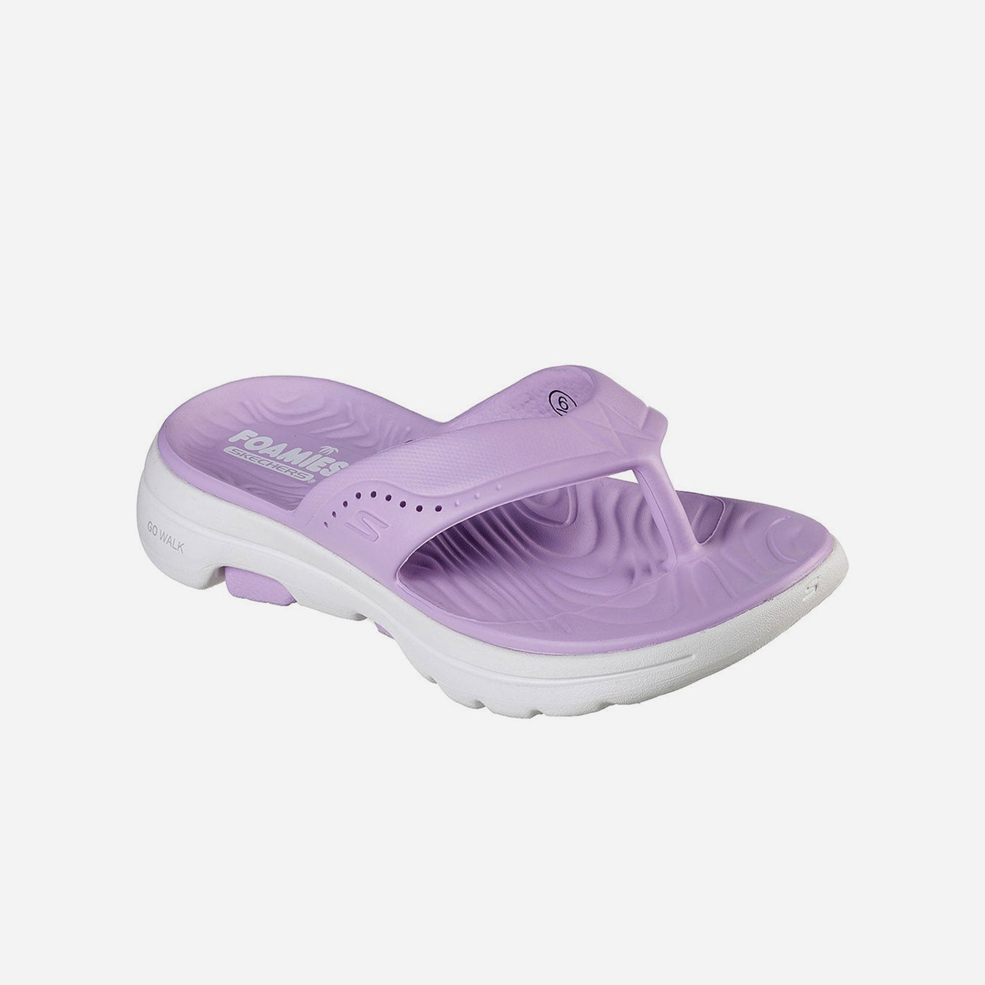 Dép Xỏ Ngón Nữ Skechers Foamies Go Walk - Tím - Supersports Vietnam