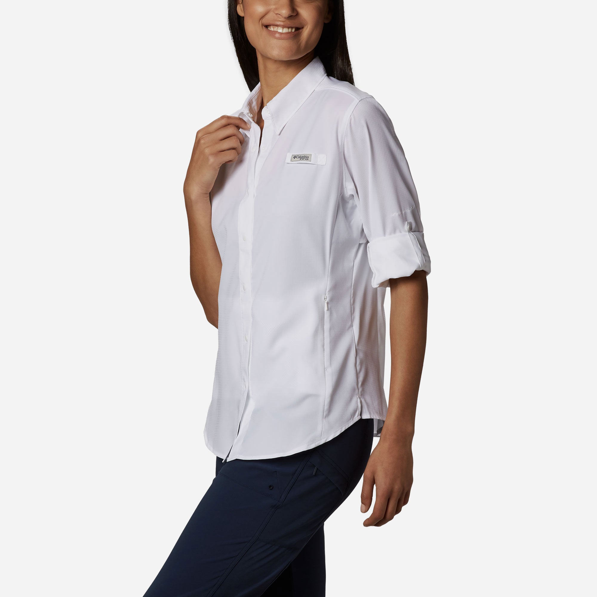 Áo Sơ Mi Dài Tay Chống Nắng Nữ Columbia Womens Tamiami™ Ii - Trắng - Supersports Vietnam