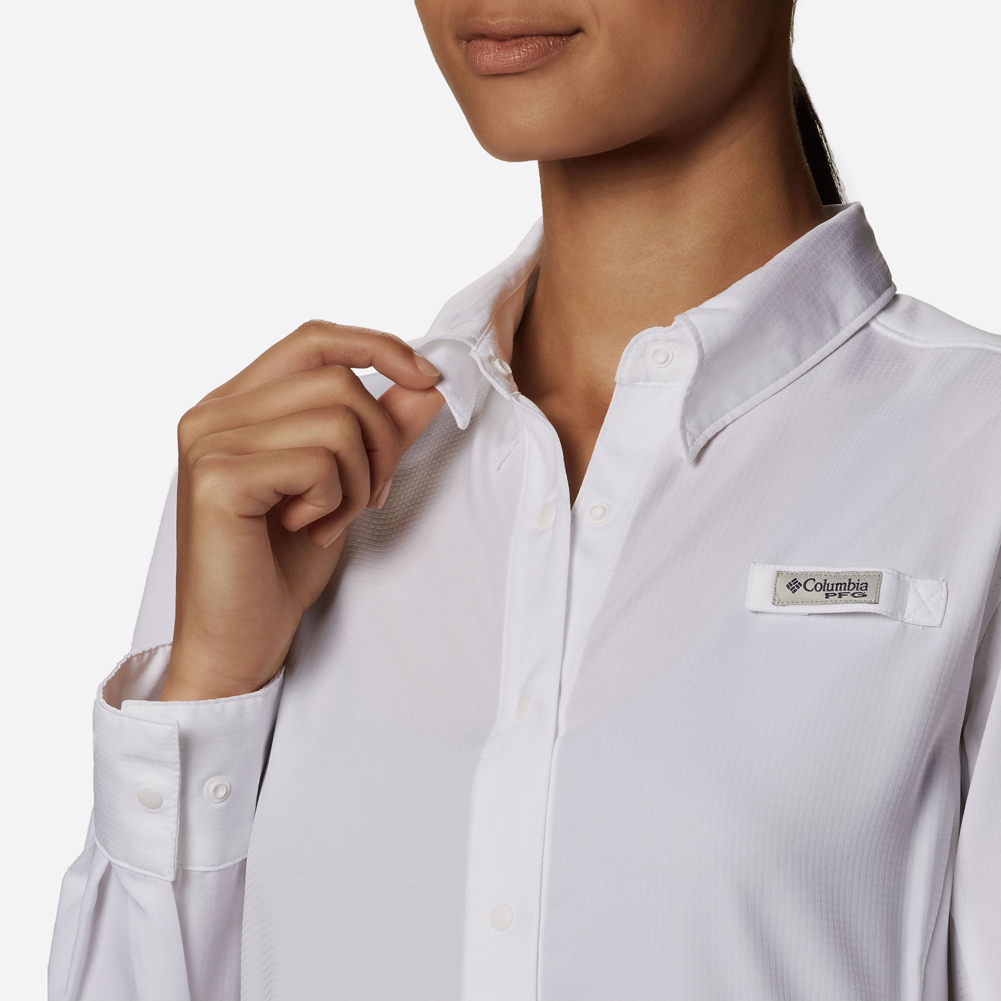 Áo Sơ Mi Dài Tay Chống Nắng Nữ Columbia Womens Tamiami™ Ii - Trắng - Supersports Vietnam