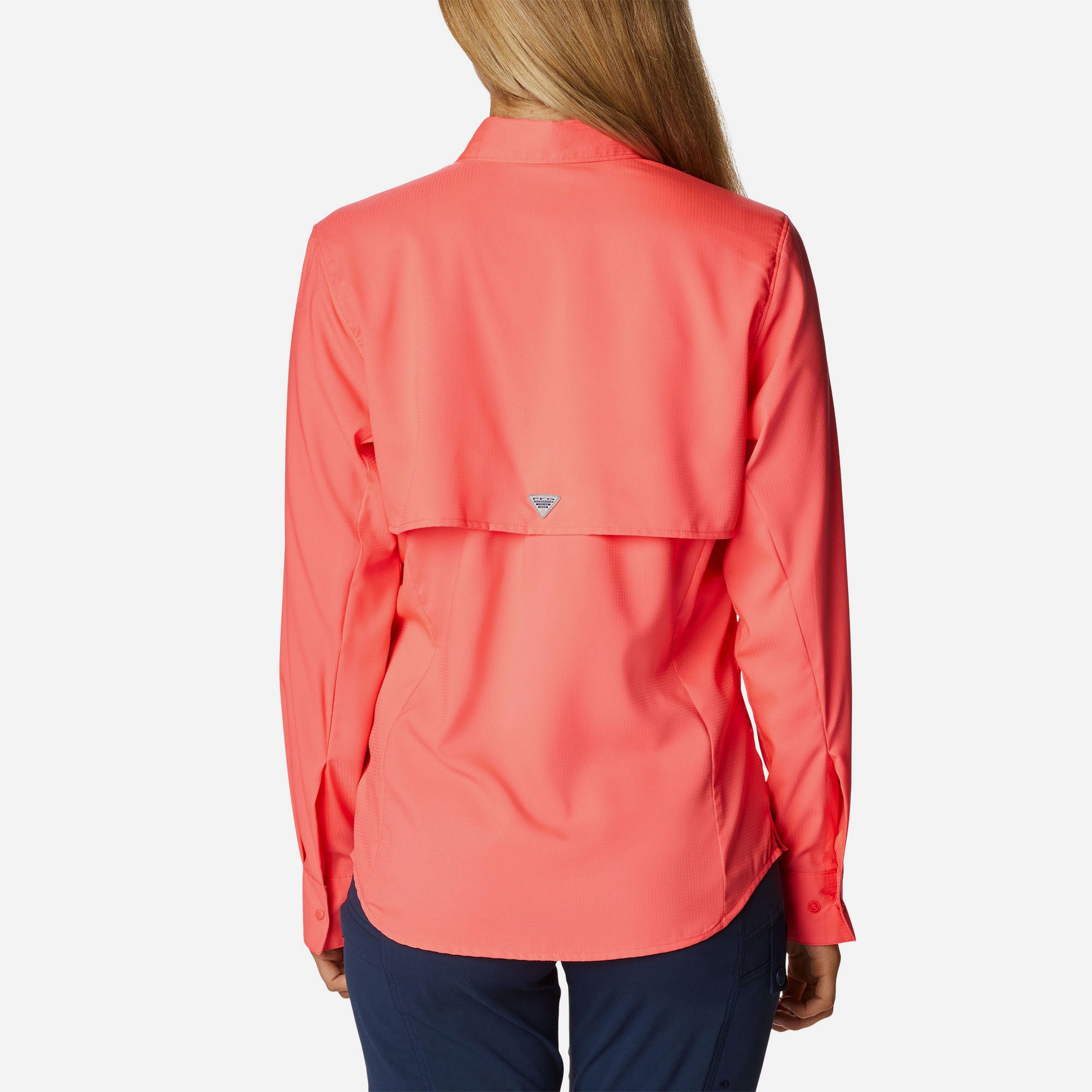 Áo Sơ Mi Dài Tay Chống Nắng Nữ Columbia Womens Tamiami™ II - Cam San Hô - Supersports Vietnam