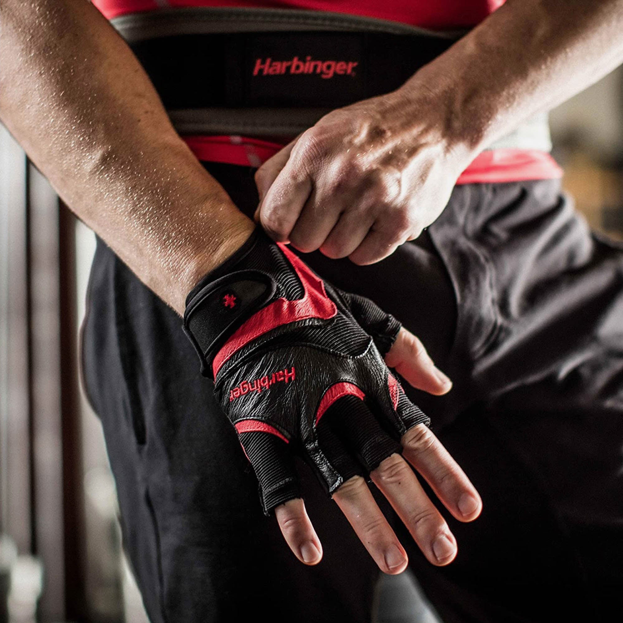 Găng Tay Tập Gym Nam Harbinger Flexfit™ - Đen - Supersports Vietnam