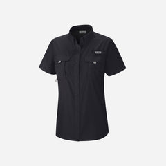 Áo Sơ Mi Ngắn Tay Chống Nắng Nữ Columbia Womens Bahama™ - Đen - Supersports Vietnam