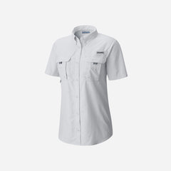Áo Sơ Mi Ngắn Tay Chống Nắng Nữ Columbia Womens Bahama™ - Trắng - Supersports Vietnam