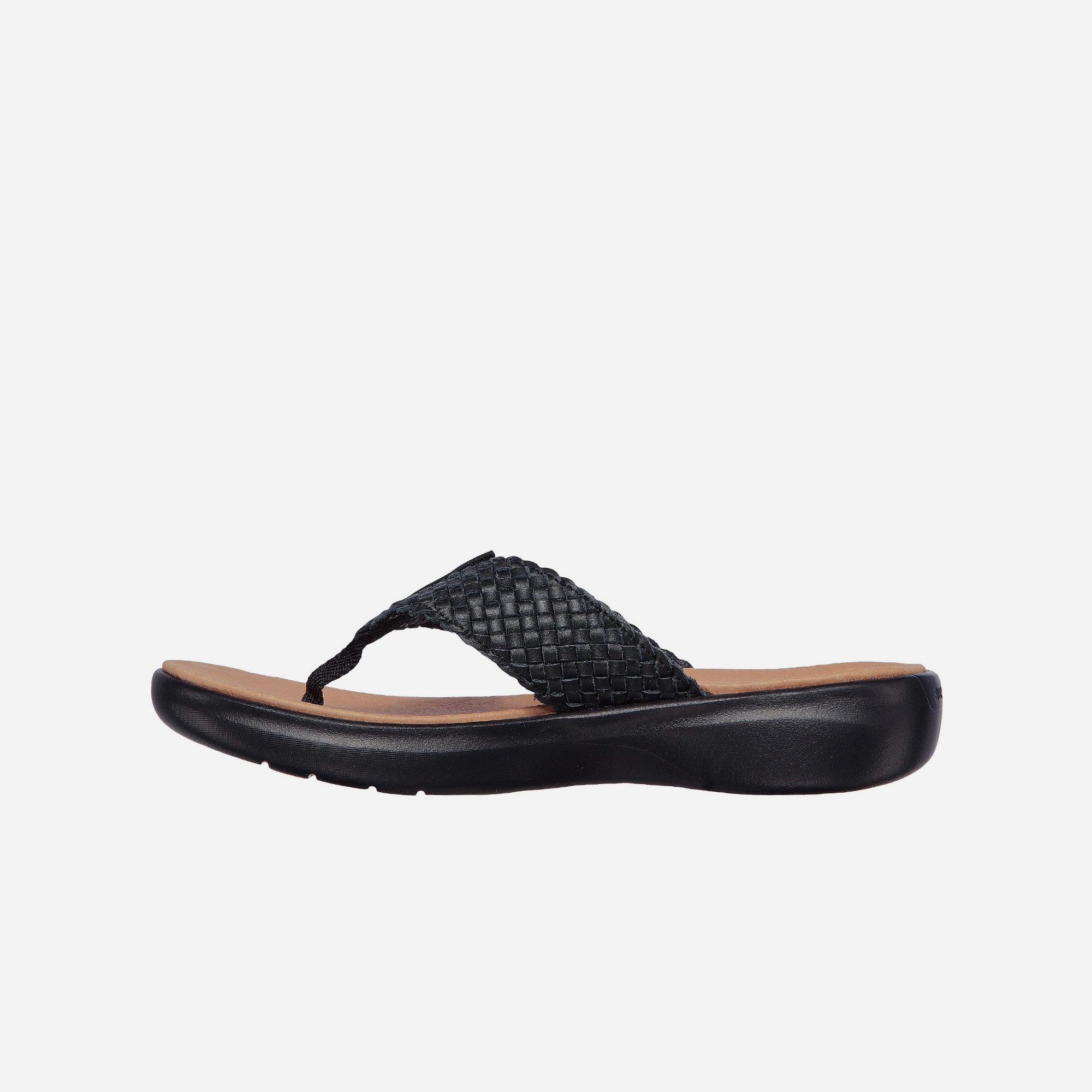 Dép Xỏ Ngón Nữ Skechers On-The-Go Luxe - Đen - Supersports Vietnam