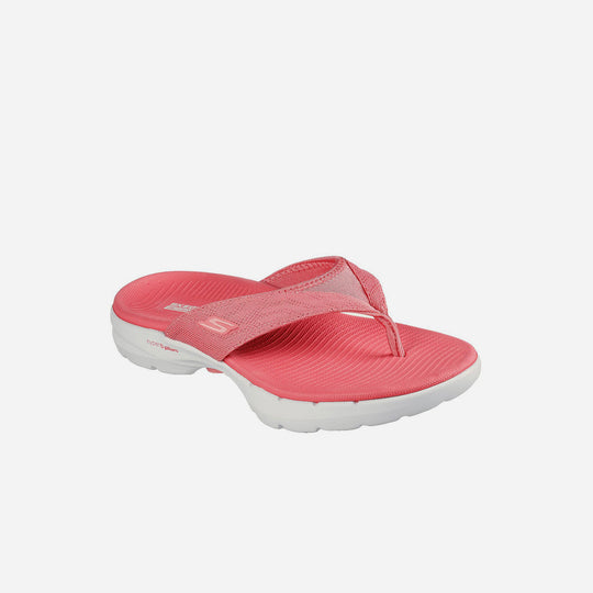 Dép Xỏ Ngón Nữ Skechers GOwalk 6 Sandal - Đỏ