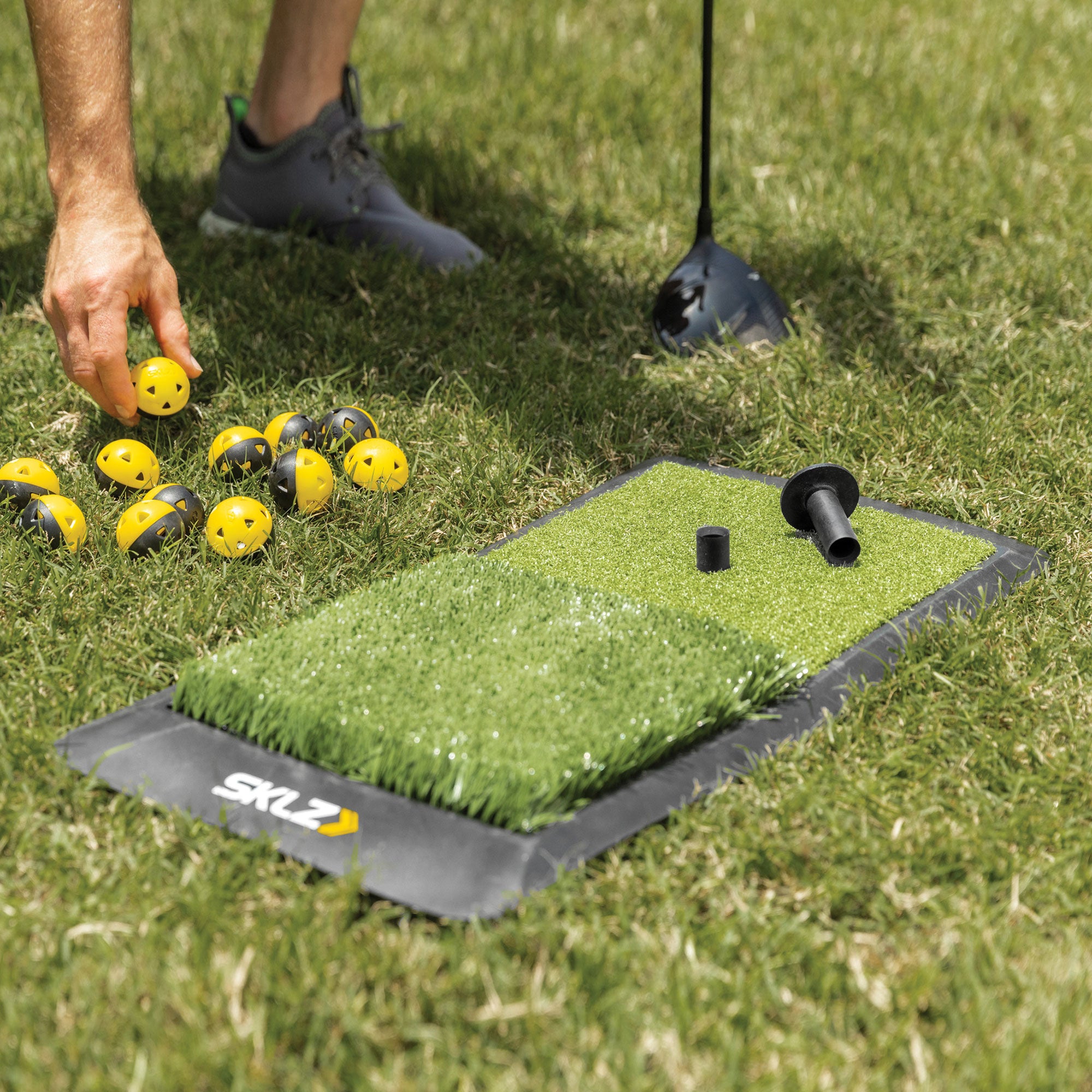Bộ Dụng Cụ Tập Gôn Sklz Home Driving Range Kit - Xám - Supersports Vietnam
