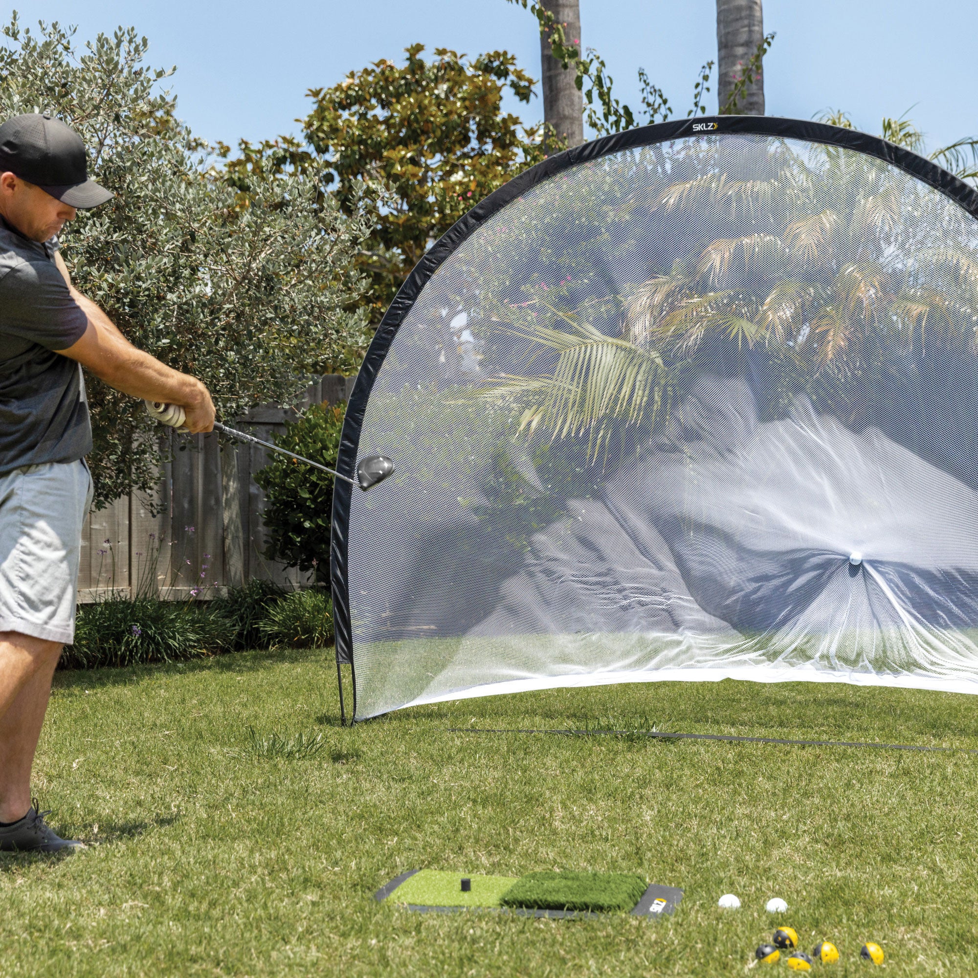 Bộ Dụng Cụ Tập Gôn Sklz Home Driving Range Kit - Xám - Supersports Vietnam
