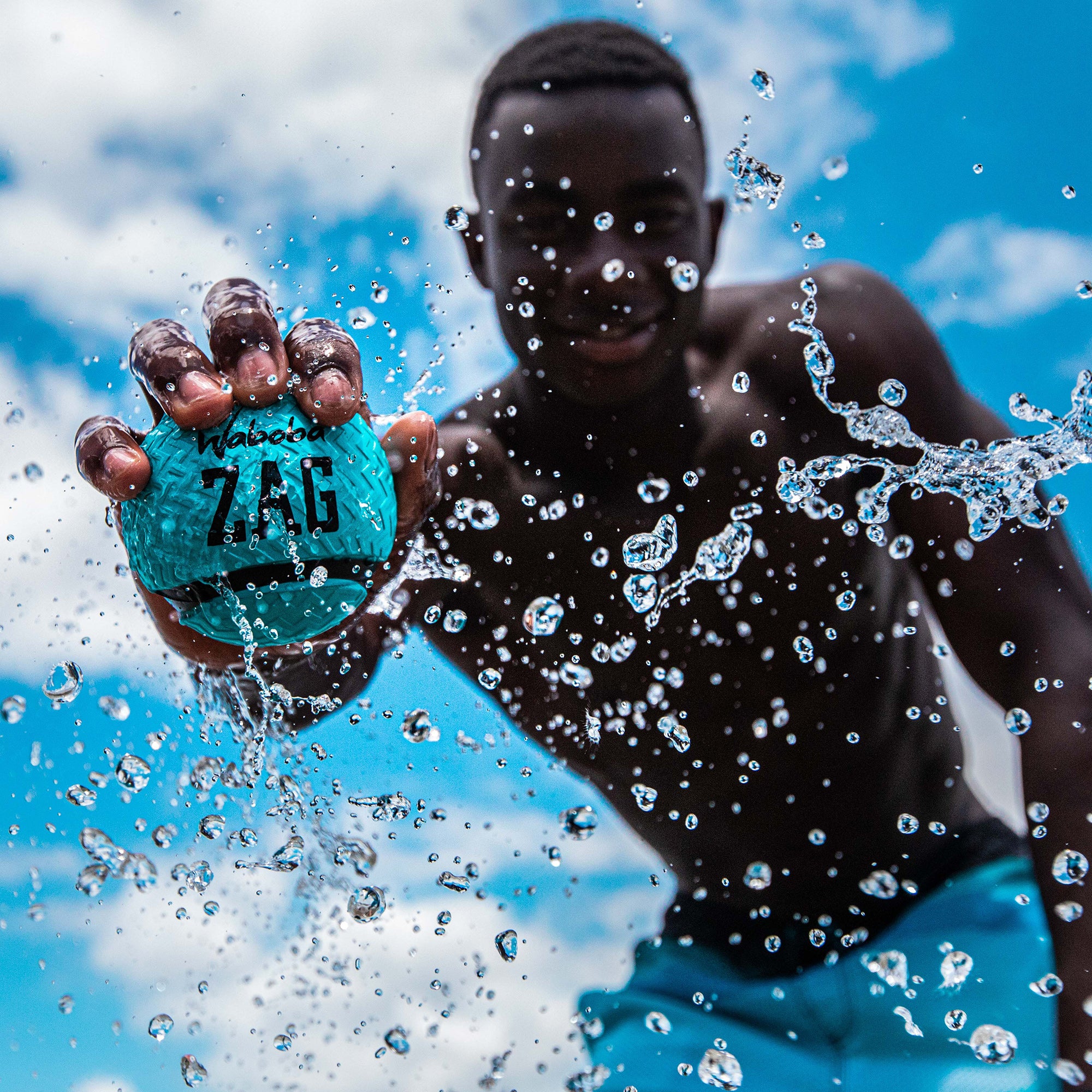 Bóng Ném Nổi Waboba Zag - Xanh Dương - Supersports Vietnam