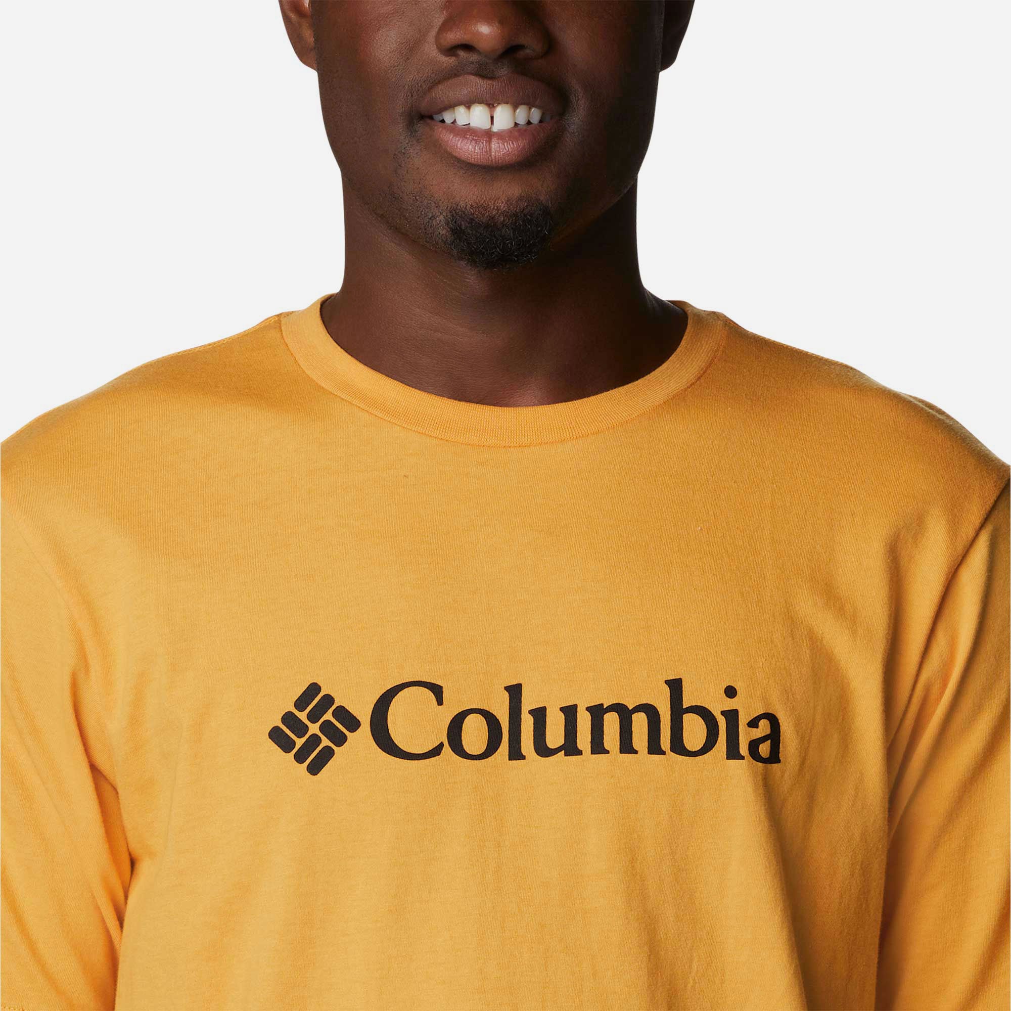 Áo Thun Ngắn Tay Nam Columbia Csc Basic Logo™ - Vàng - Supersports Vietnam