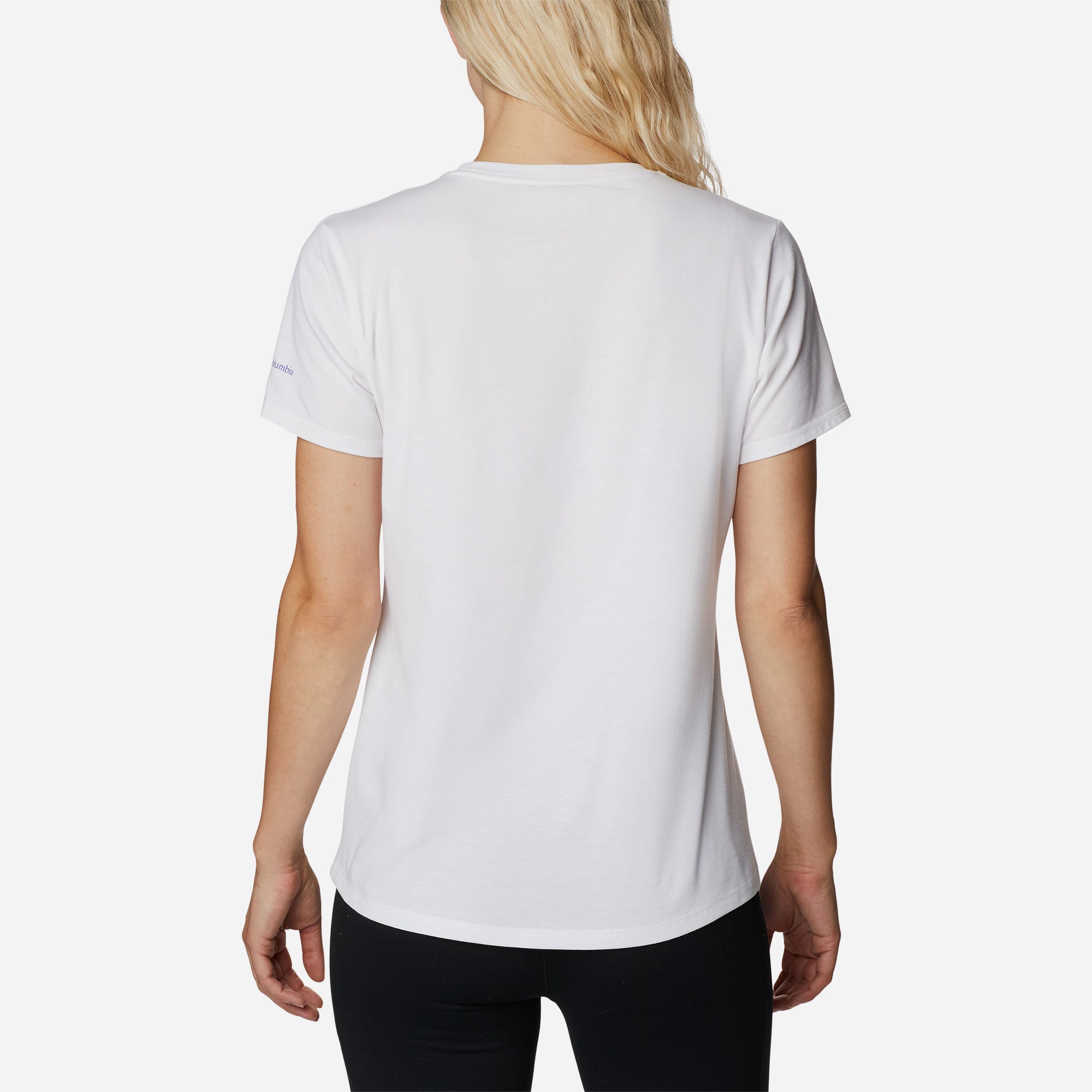 Áo Thun Ngắn Tay Chống Nắng Nữ Columbia Sun Trek™ Graphic - Trắng - Supersports Vietnam