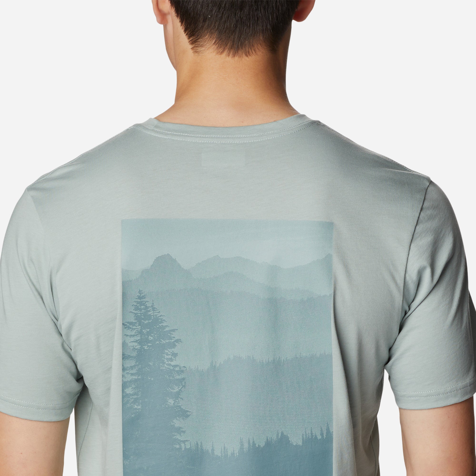 Áo Thun Ngắn Tay Nam Columbia Rapid Ridge™ Back Graphic II - Xanh Mint - Supersports Vietnam