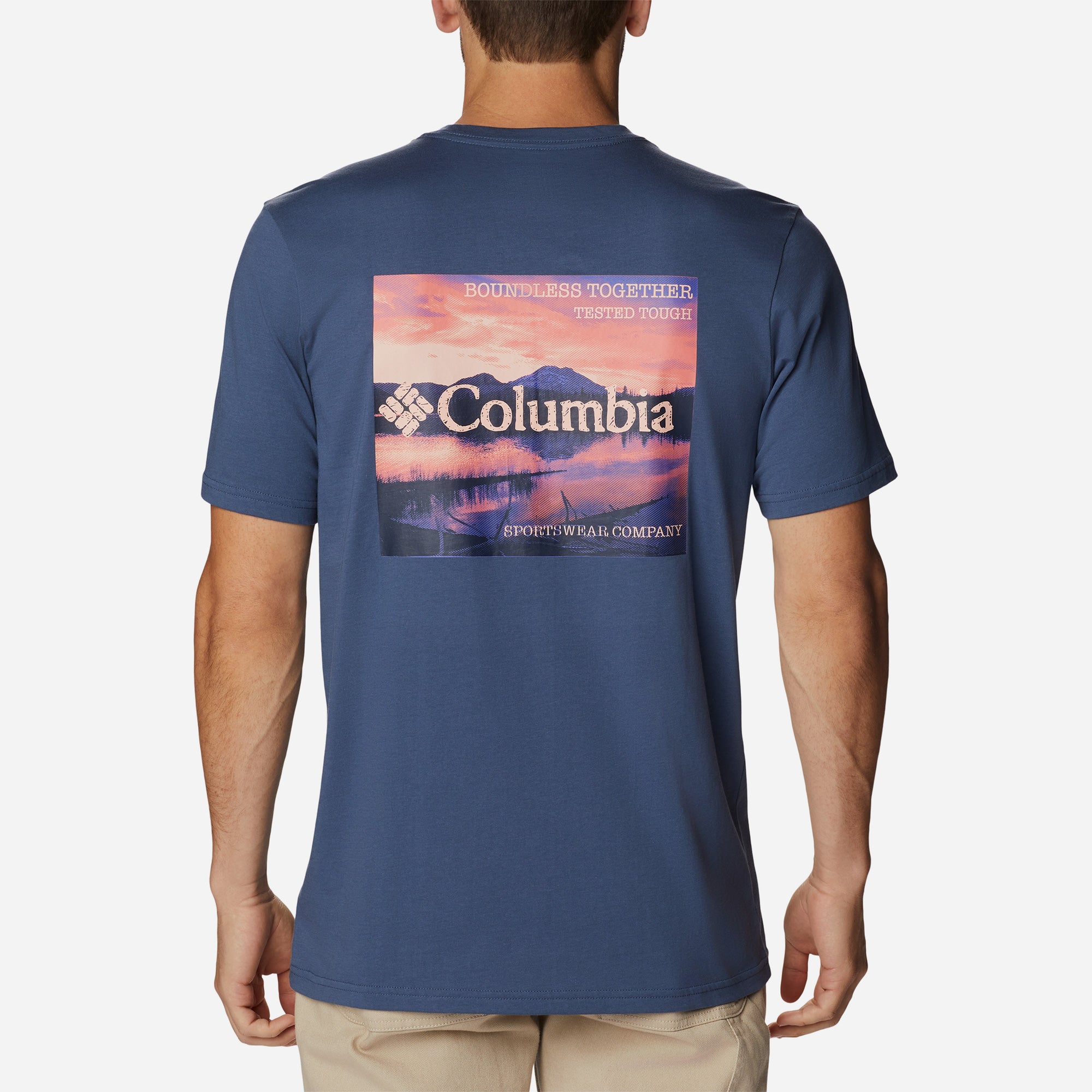 Áo Thun Ngắn Tay Nam Columbia Rapid Ridge™ Back Graphic Ii - Xanh Dương - Supersports Vietnam