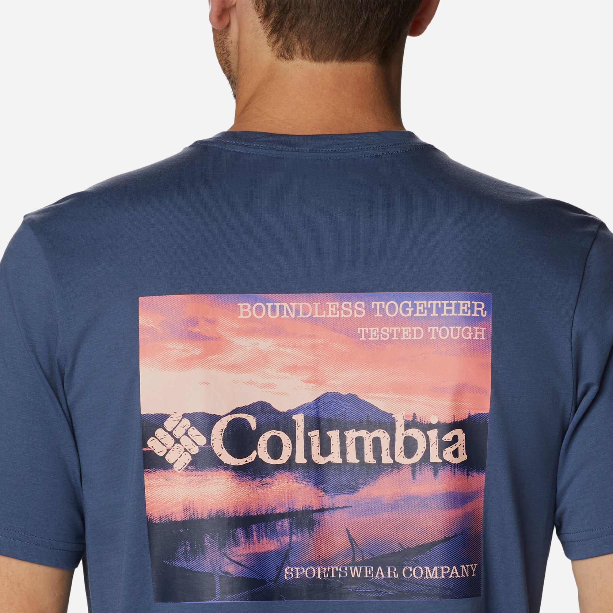Áo Thun Ngắn Tay Nam Columbia Rapid Ridge™ Back Graphic Ii - Xanh Dương - Supersports Vietnam