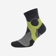 Vớ Thể Thao Balega Quarter - Support Light Grey / Black - Đen - Supersports Vietnam