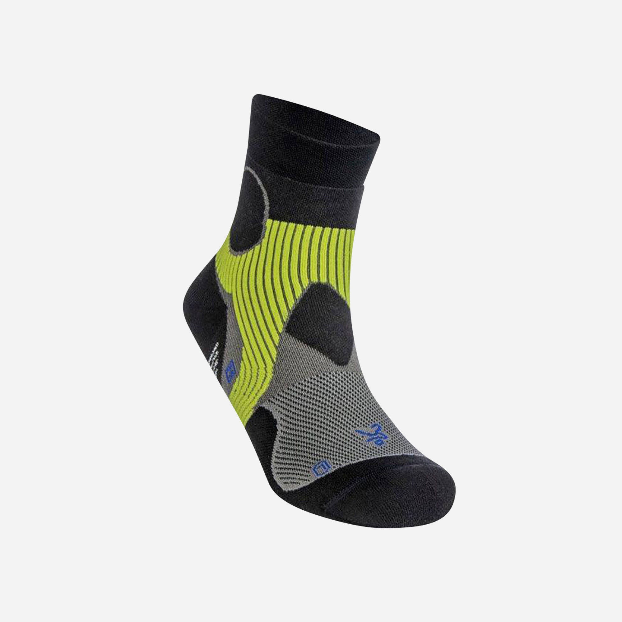 Vớ Thể Thao Balega Quarter - Support Light Grey / Black - Đen - Supersports Vietnam