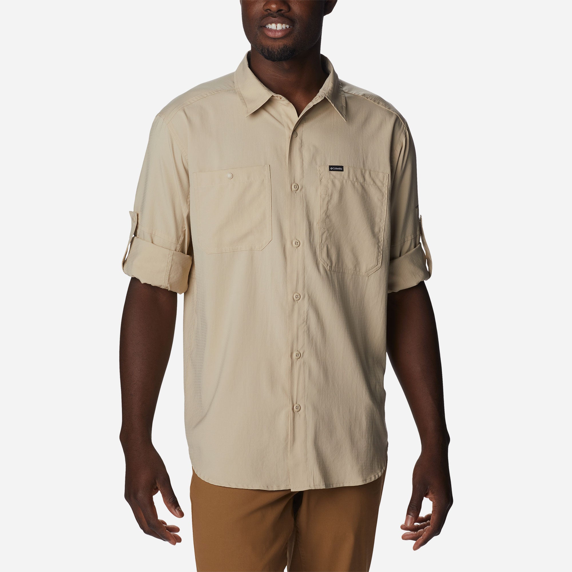 Áo Sơ Mi Dài Tay Nam Columbia Silver Ridge™ Utility Lite - Be - Supersports Vietnam