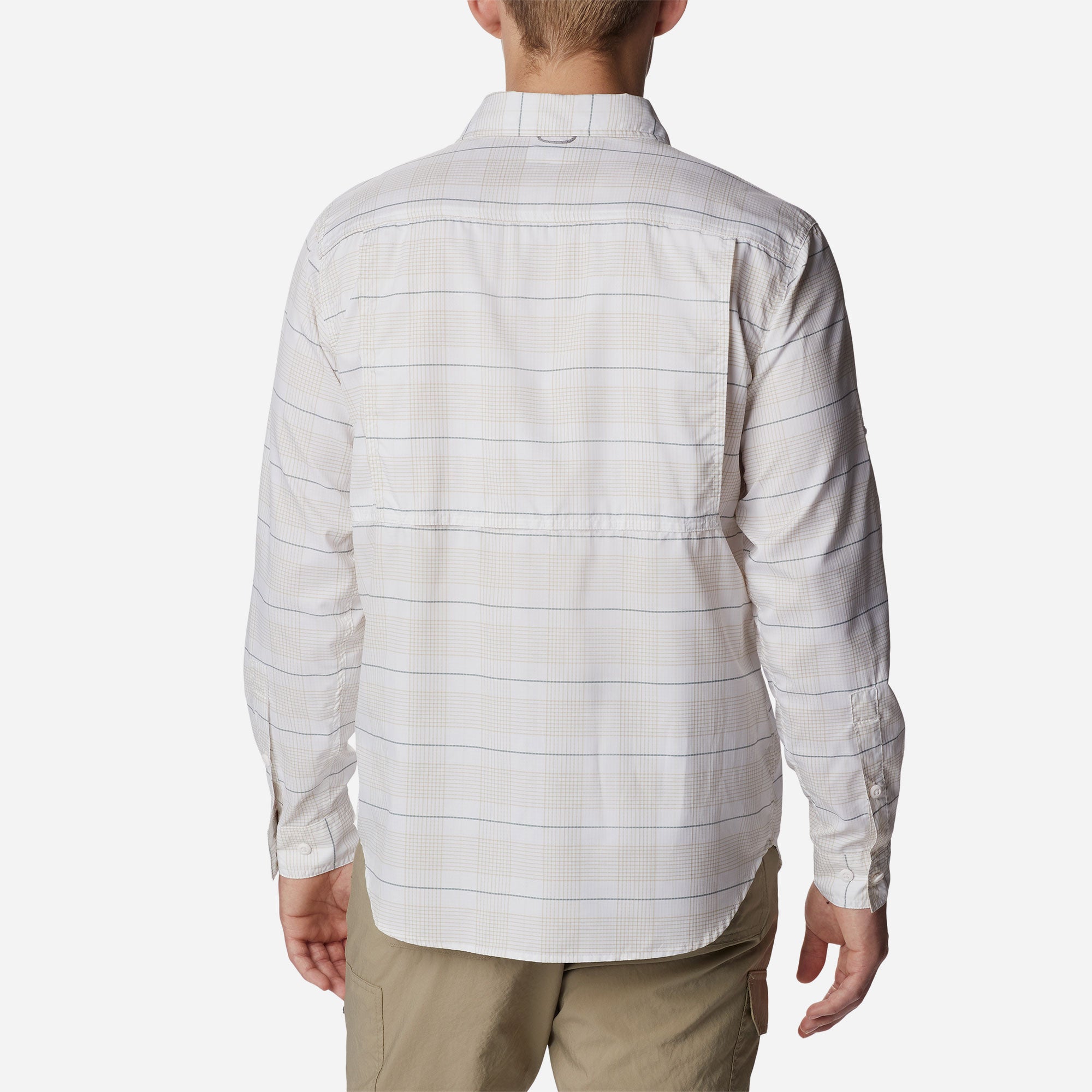 Áo Sơ Mi Dài Tay Nam Columbia Silver Ridge™ Utility Lite Plaid - Trắng - Supersports Vietnam