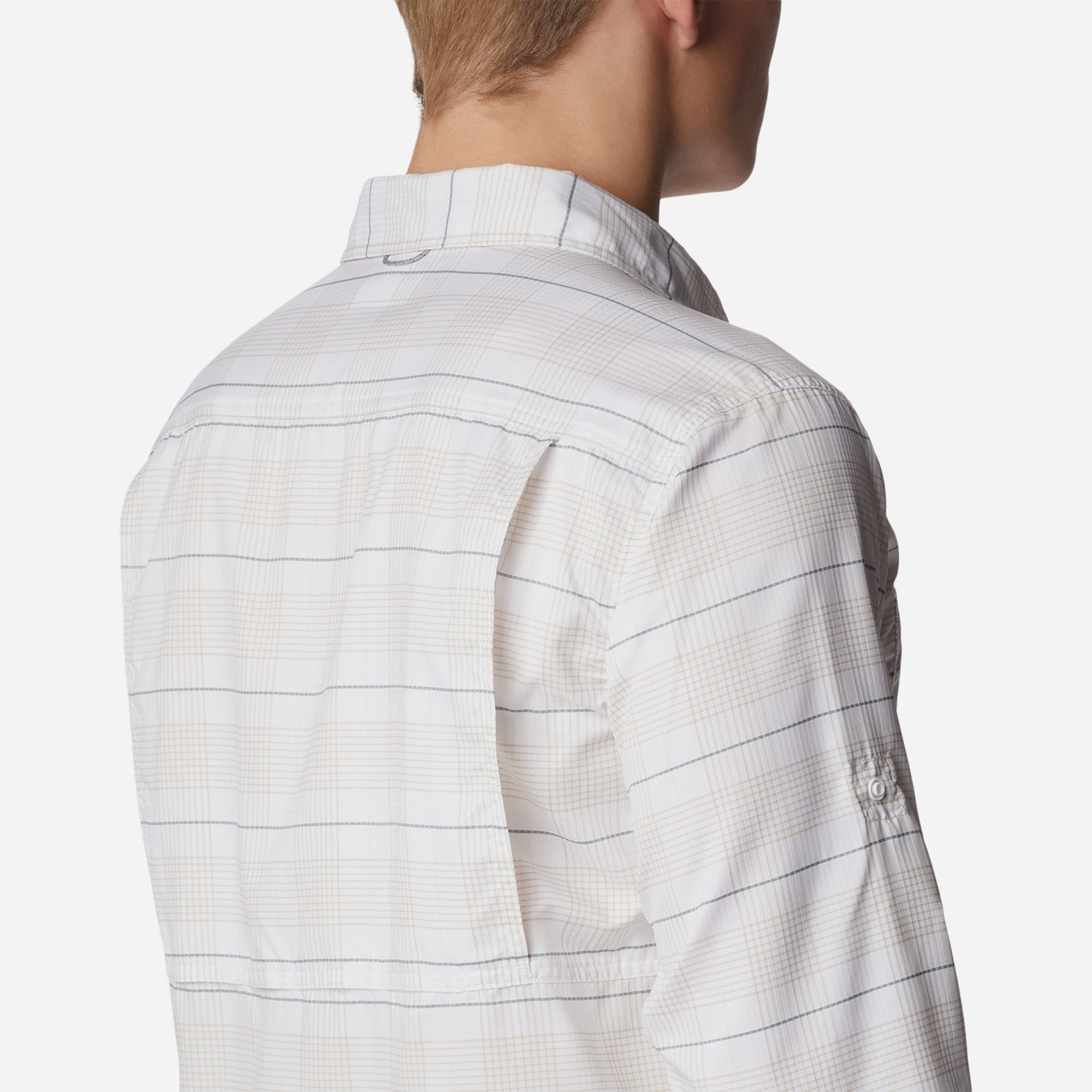 Áo Sơ Mi Dài Tay Nam Columbia Silver Ridge™ Utility Lite Plaid - Trắng - Supersports Vietnam
