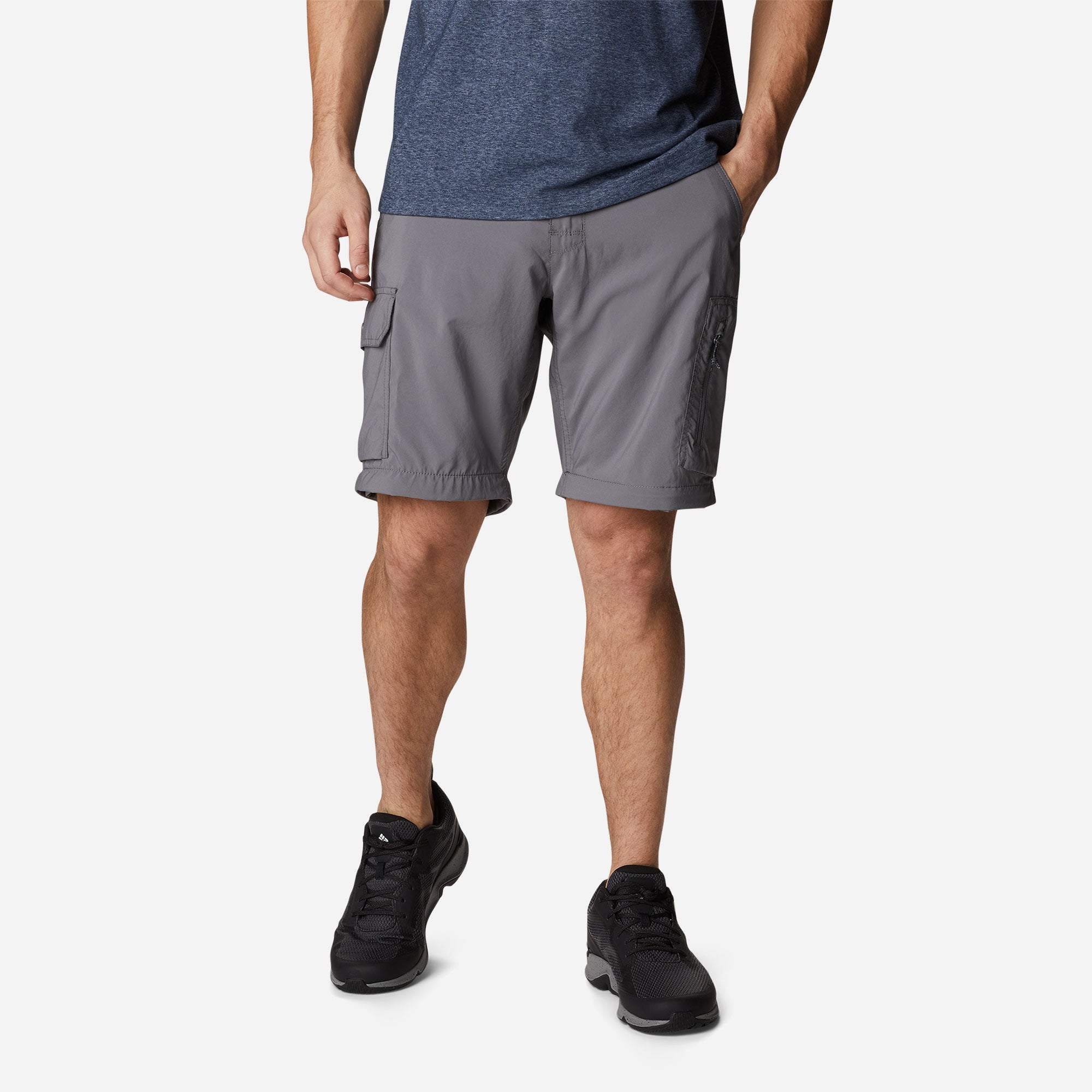 Quần Dài Thể Thao Chống Nắng Nam Columbia Silver Ridge™ Utility Convertible - Xám - Supersports Vietnam