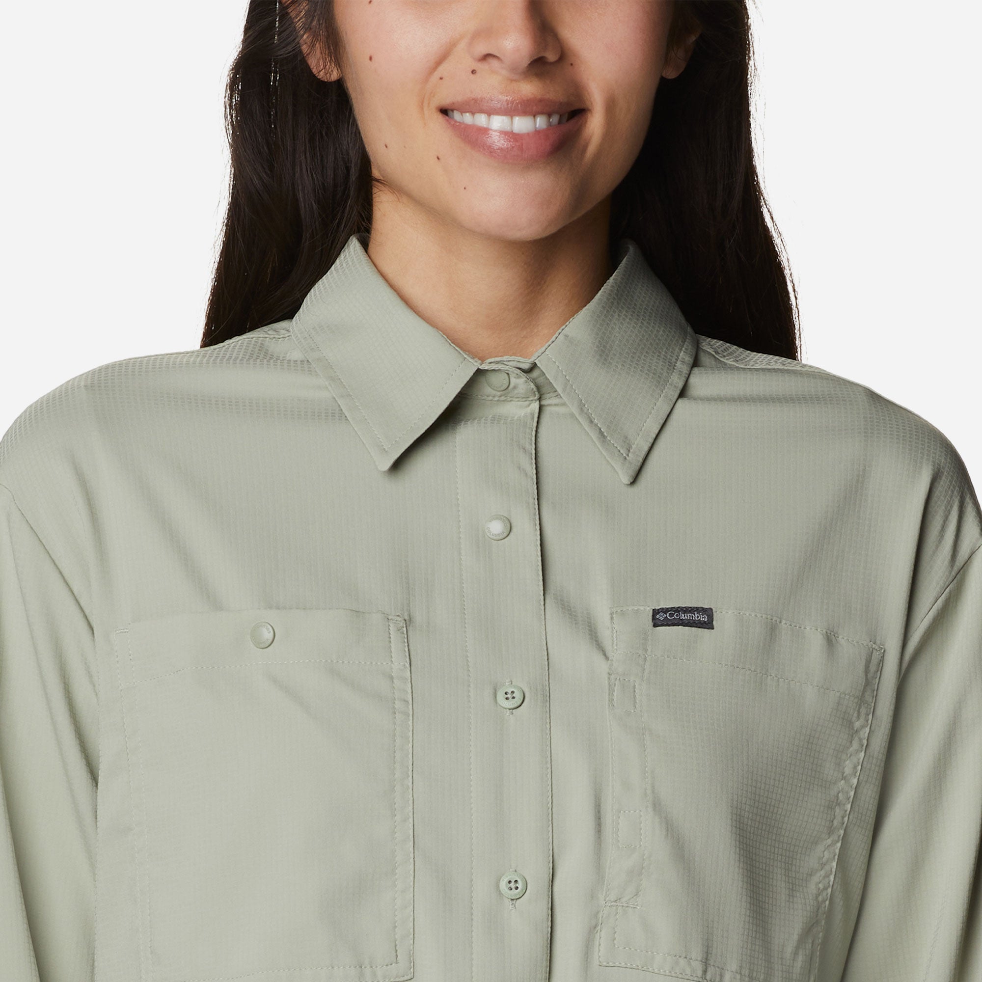 Áo Sơ Mi Dài Tay Nữ Columbia Silver Ridge Utility™ - Xanh Mint - Supersports Vietnam