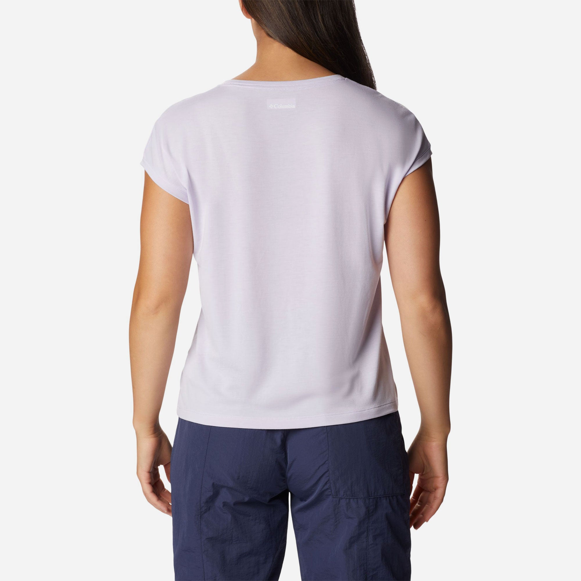 Áo Thun Ngắn Tay Nữ Columbia Boundless Trek™ - Tím - Supersports Vietnam