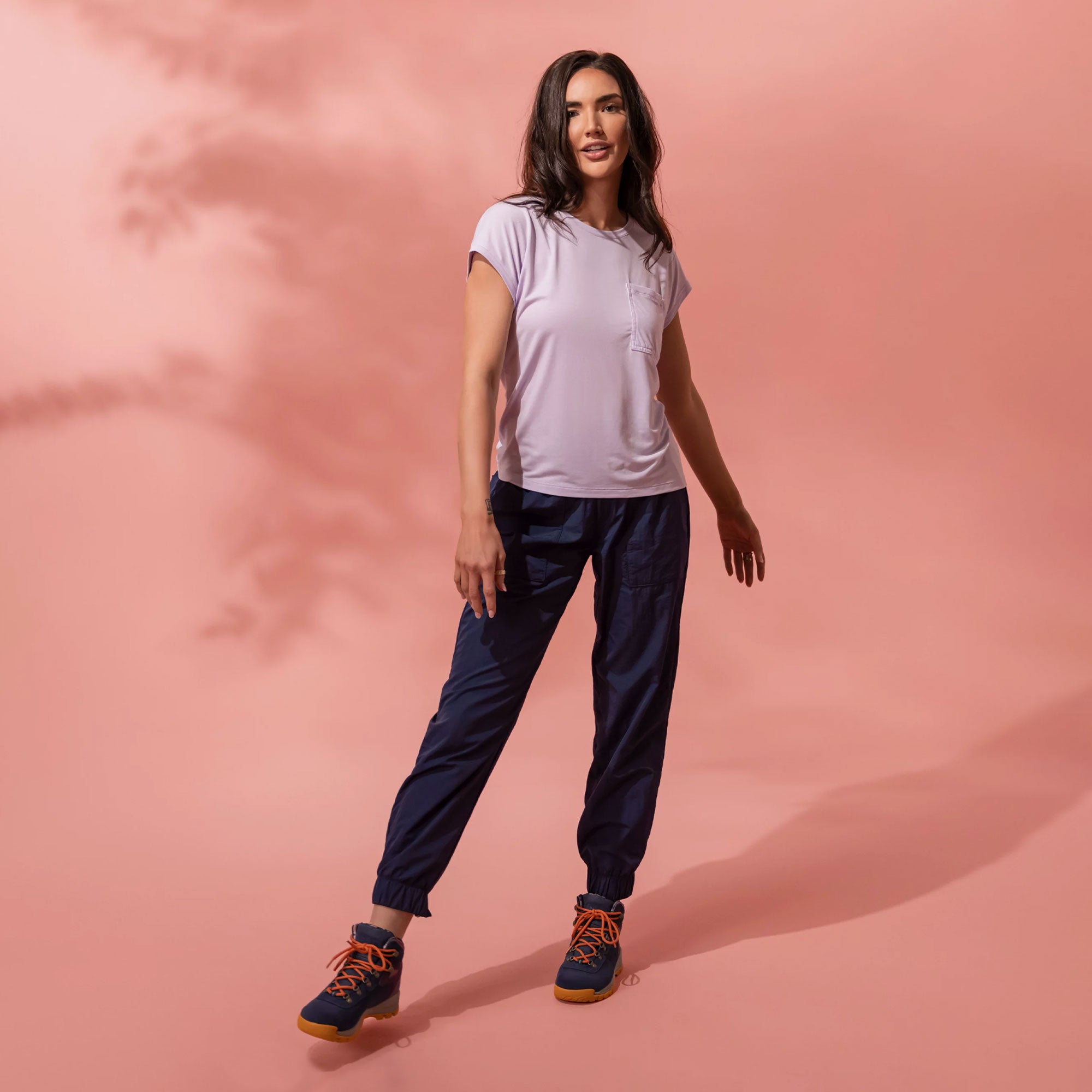 Áo Thun Ngắn Tay Nữ Columbia Boundless Trek™ - Tím - Supersports Vietnam