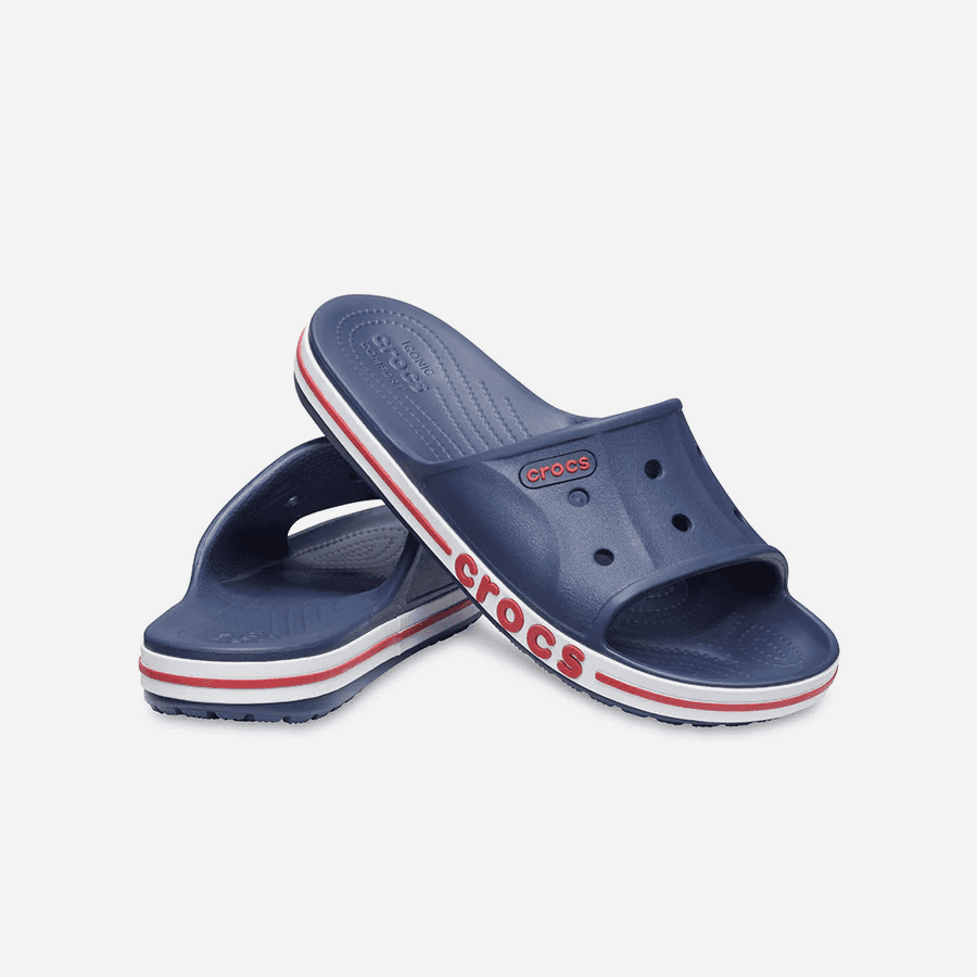 Dép Quai Ngang Unisex Crocs Bayaband - Xanh Navy - Supersports Vietnam