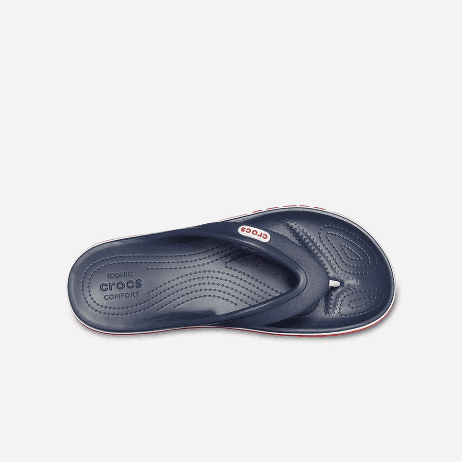 Dép Xỏ Ngón Unisex Crocs Bayaband - Xanh Navy - Supersports Vietnam
