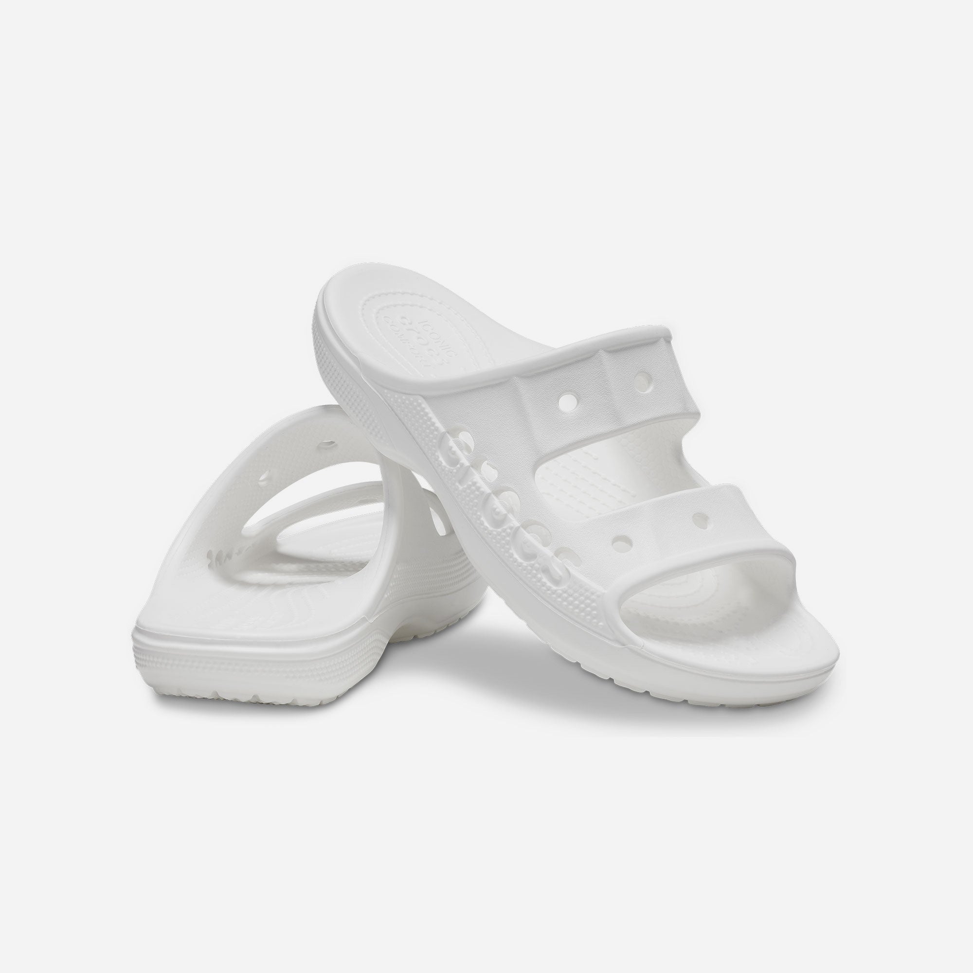 Dép Quai Ngang Unisex Crocs Baya - Trắng - Supersports Vietnam