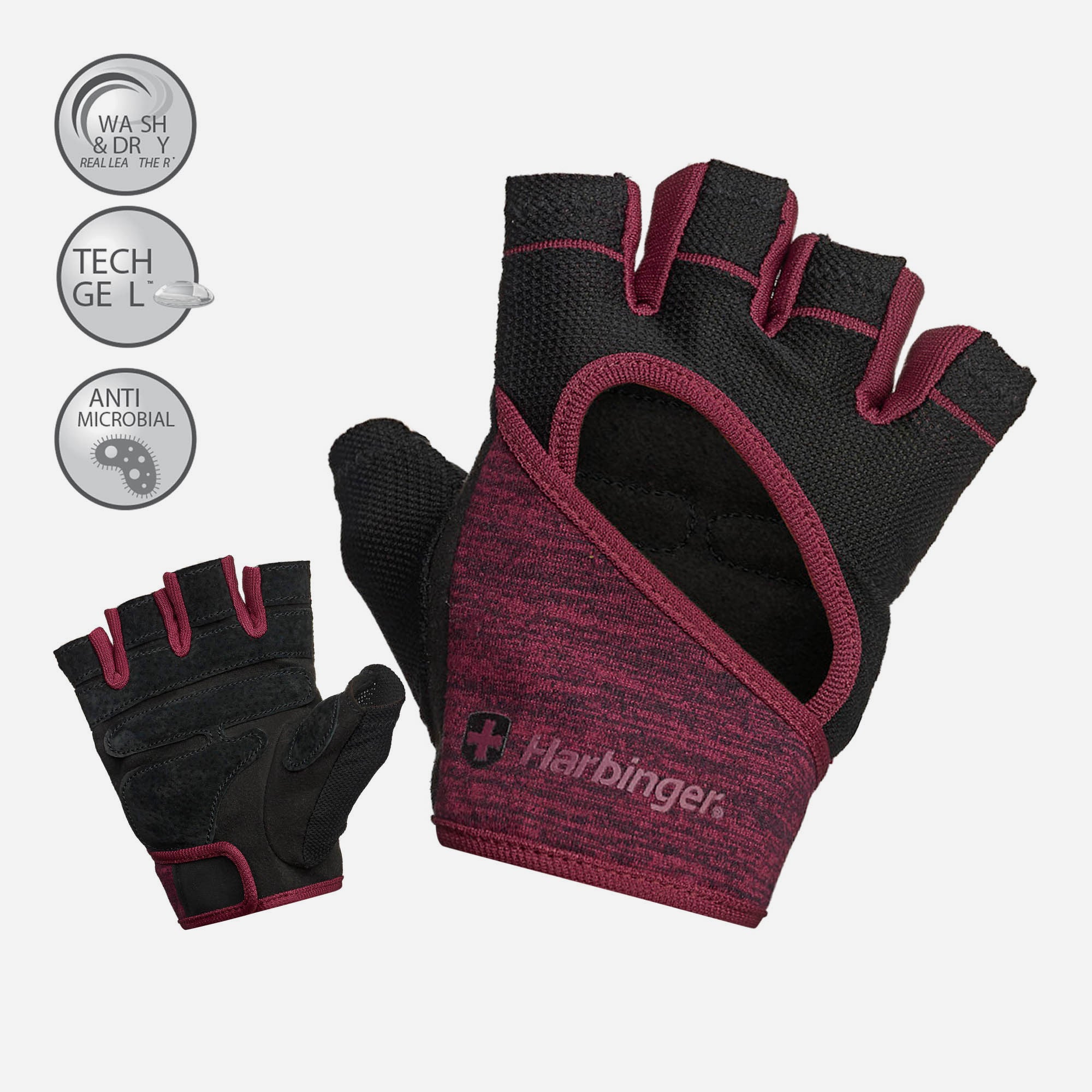 Găng Tay Tập Gym Nữ Harbinger Flexfit™ - Đen - Supersports Vietnam