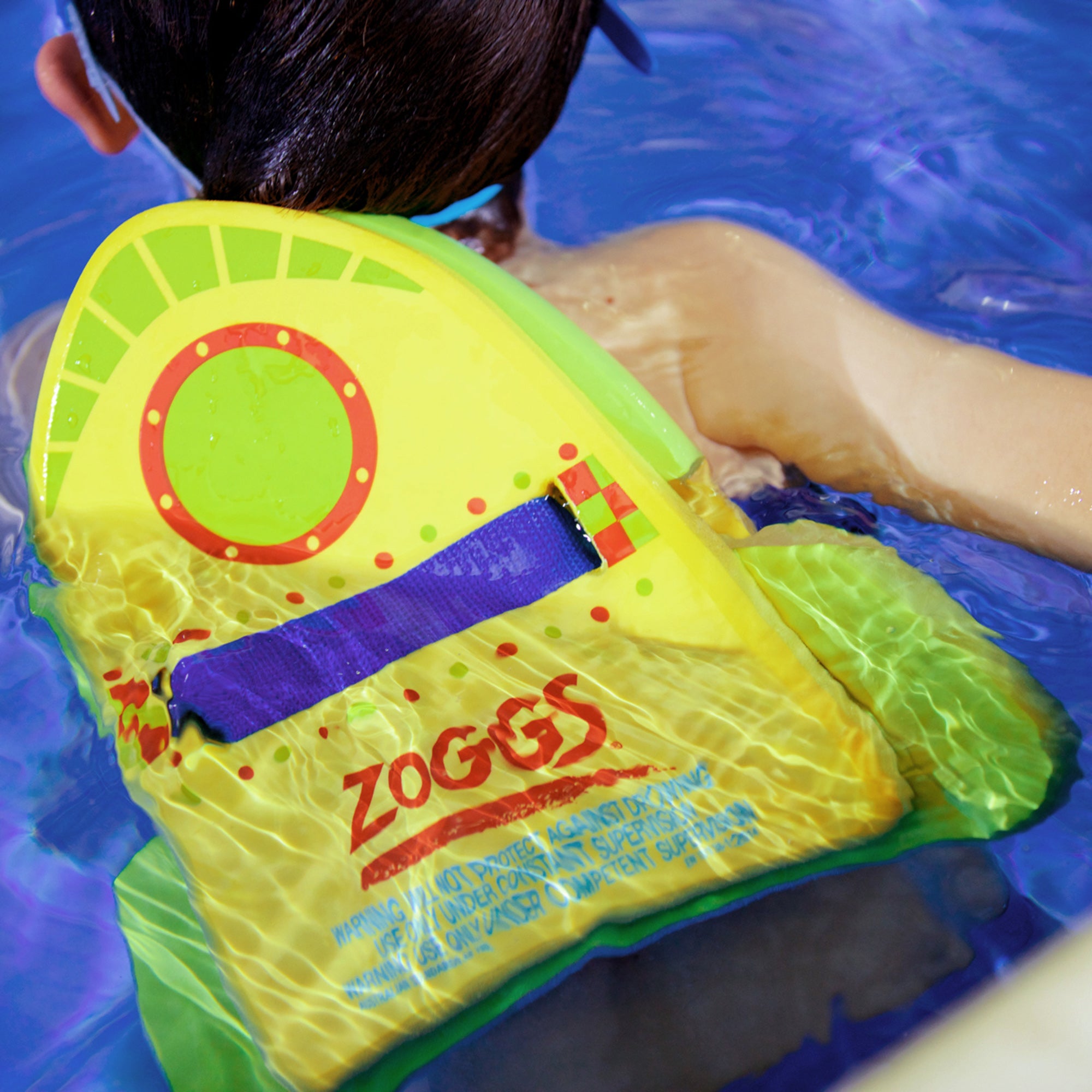 Phao Nổi Lưng Trẻ Em Zoggs Back Jet (3 Trong 1) - Vàng - Supersports Vietnam