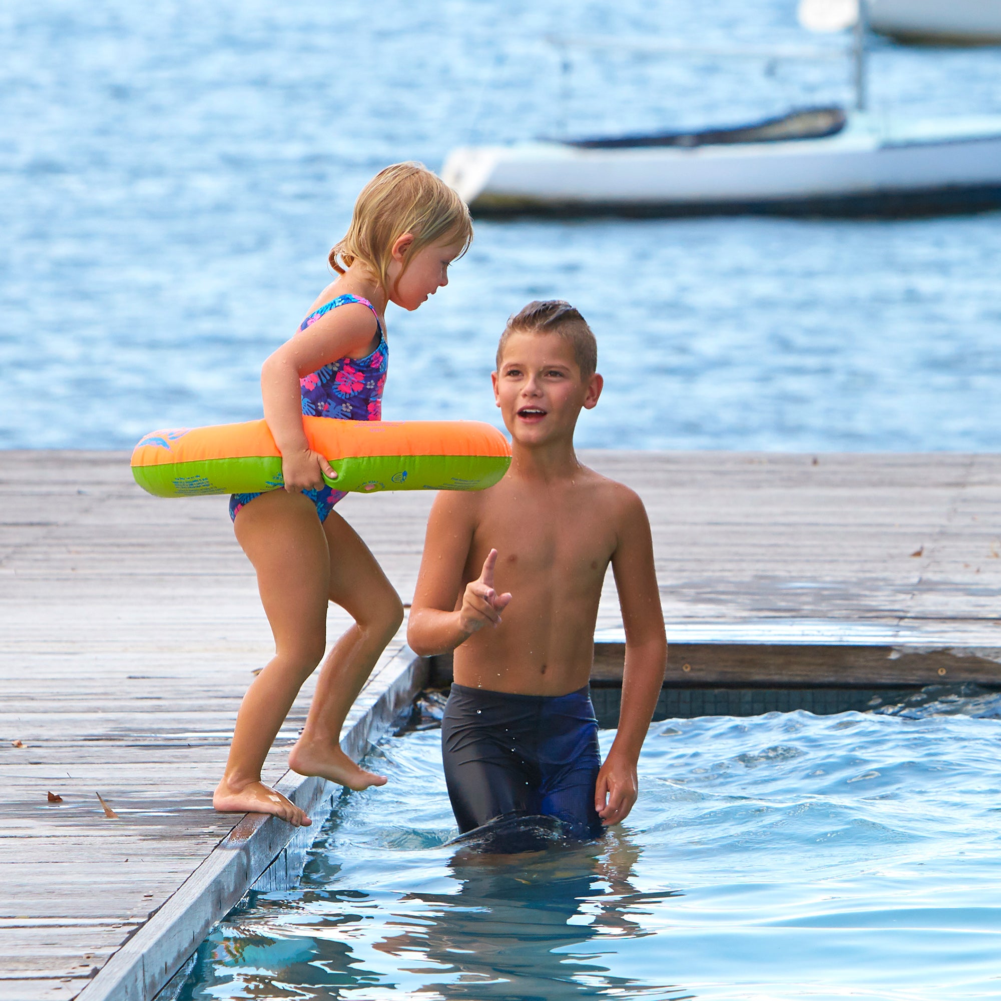 Phao Bơi Trẻ Em Zoggs Swim Ring - Cam - Supersports Vietnam