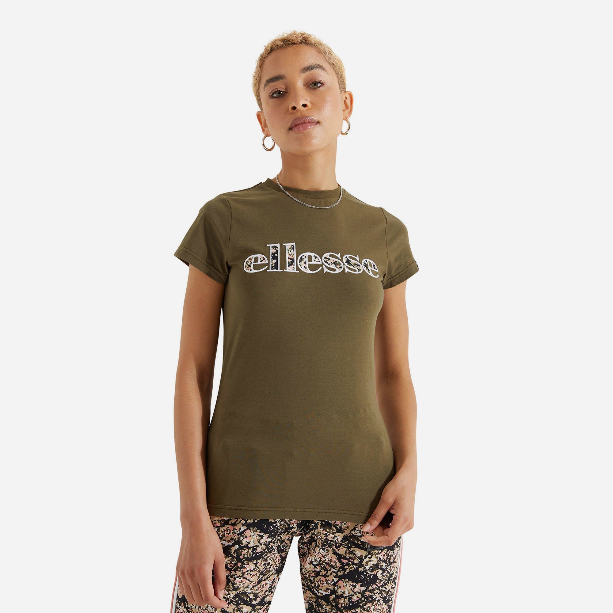 Áo Thun Nữ Ellesse Cratere - Xanh Quân Đội - Supersports Vietnam