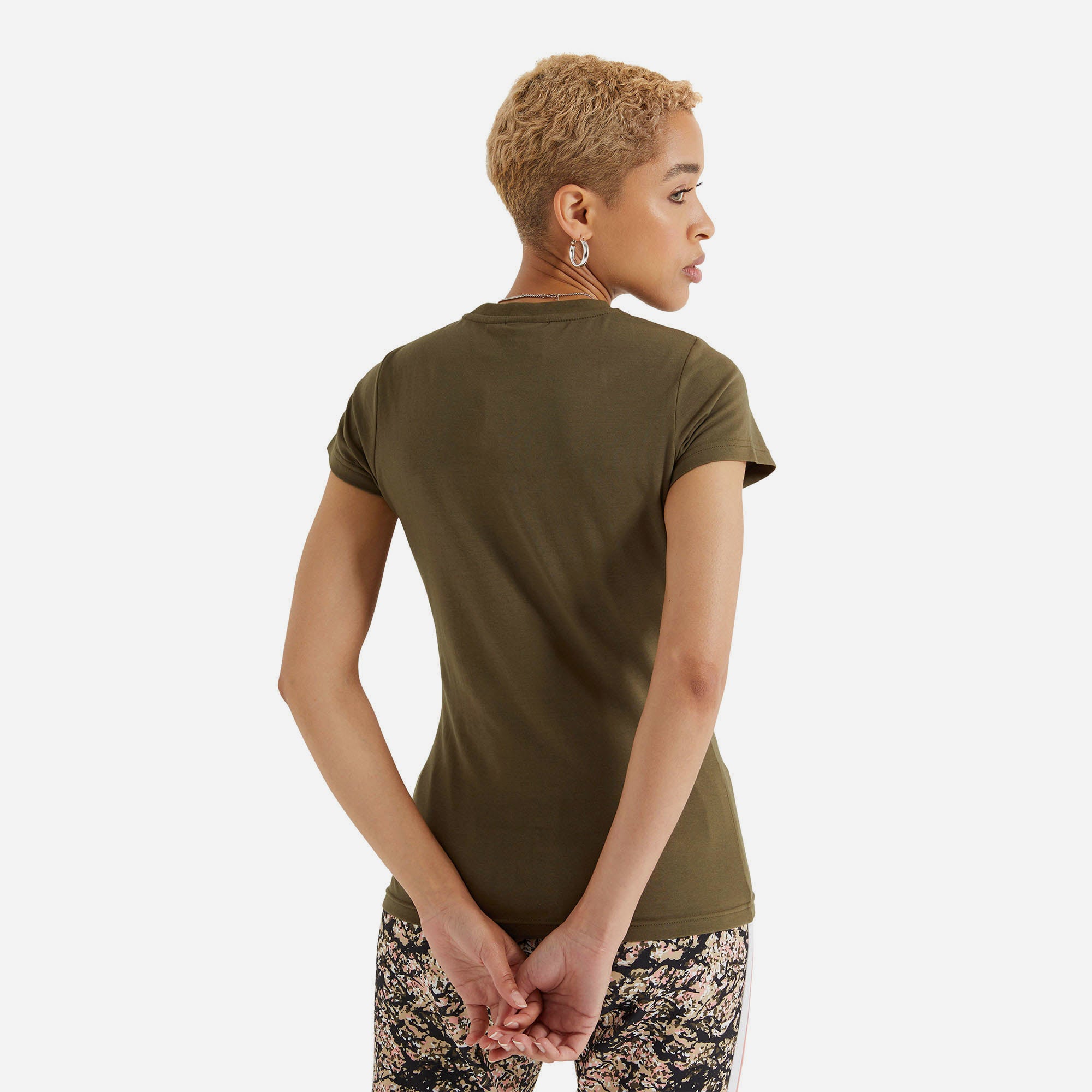 Áo Thun Nữ Ellesse Cratere - Xanh Quân Đội - Supersports Vietnam