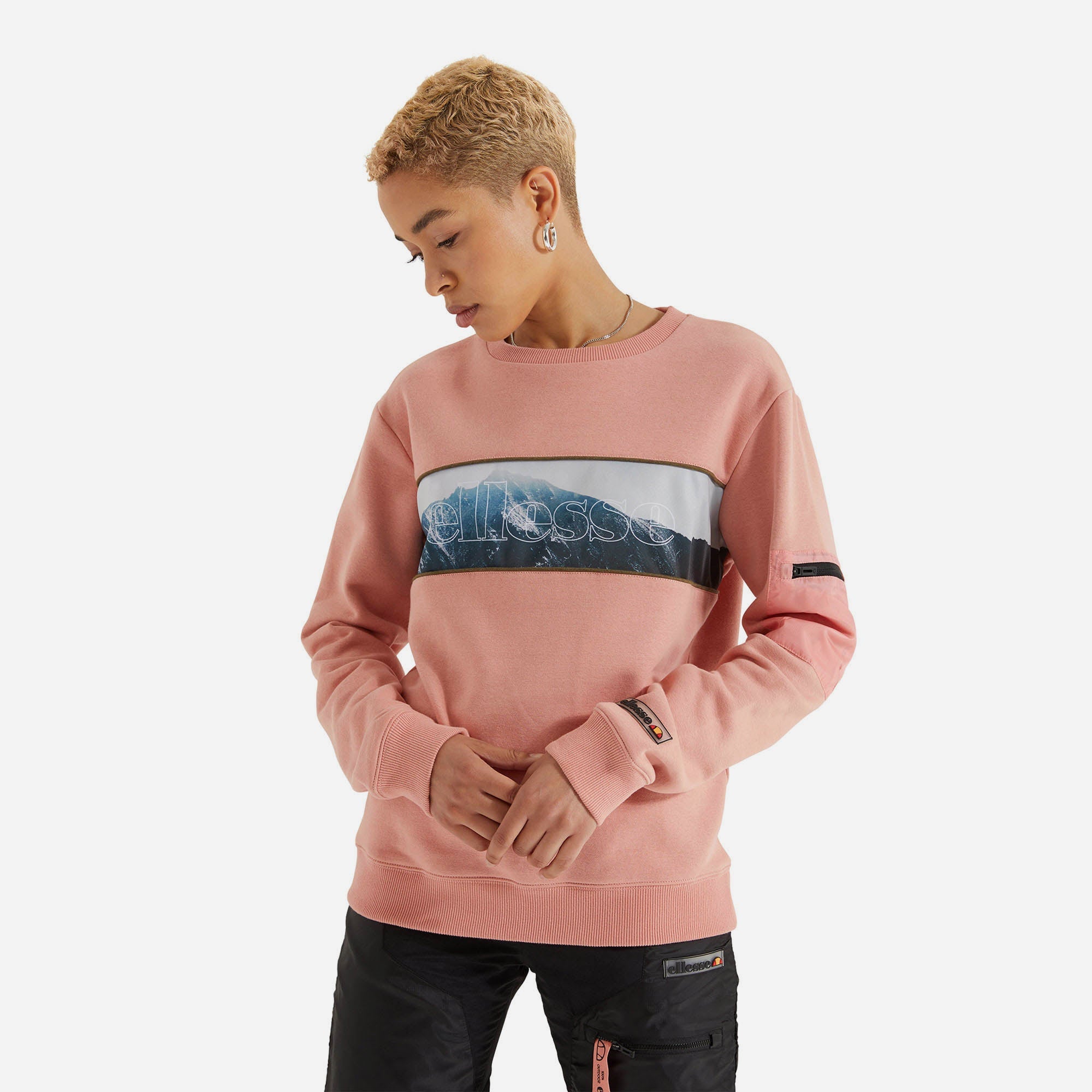 Áo Nỉ Nữ Ellesse Mountains-Colline - Hồng - Supersports Vietnam