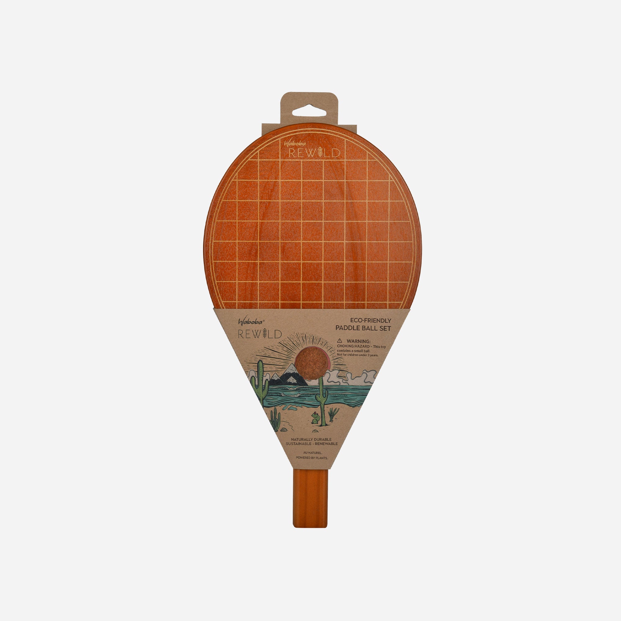 Bộ Vợt Đánh Bóng Bãi Biển Waboba Rewild Paddle - Nâu - Supersports Vietnam