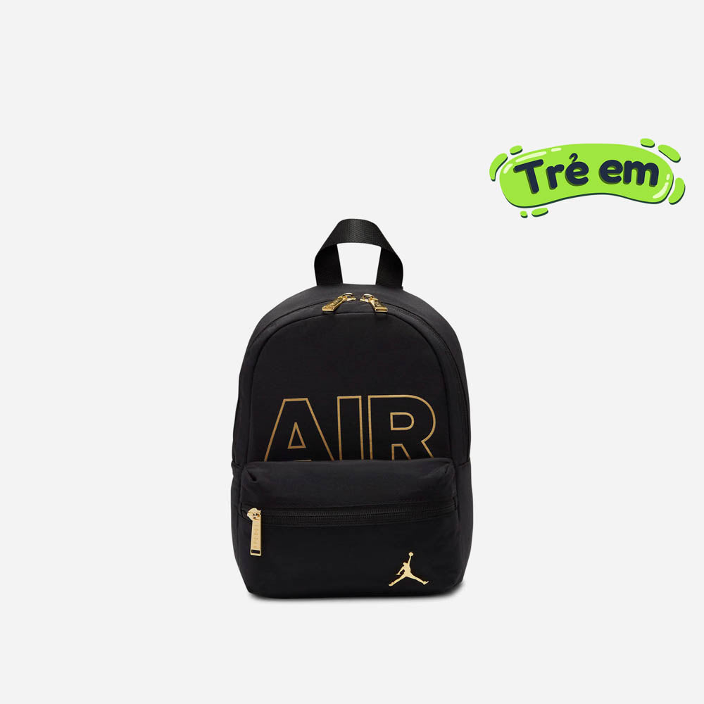 Jordan backpack black outlet and gold