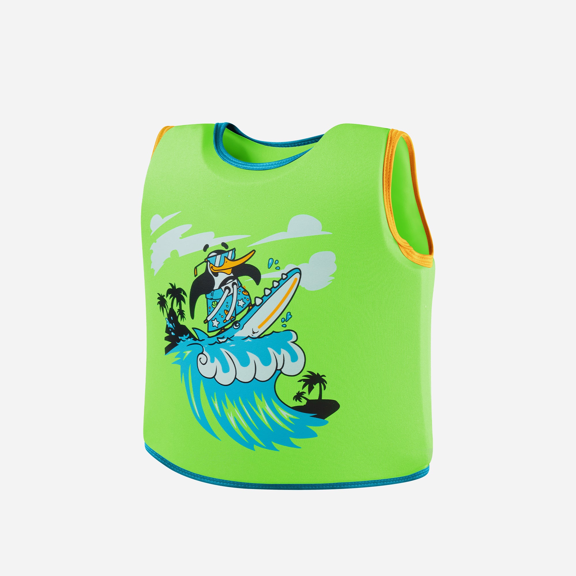 Áo Phao Trẻ Em Speedo Printed Float Vest Iu Green/Blue - Supersports Vietnam