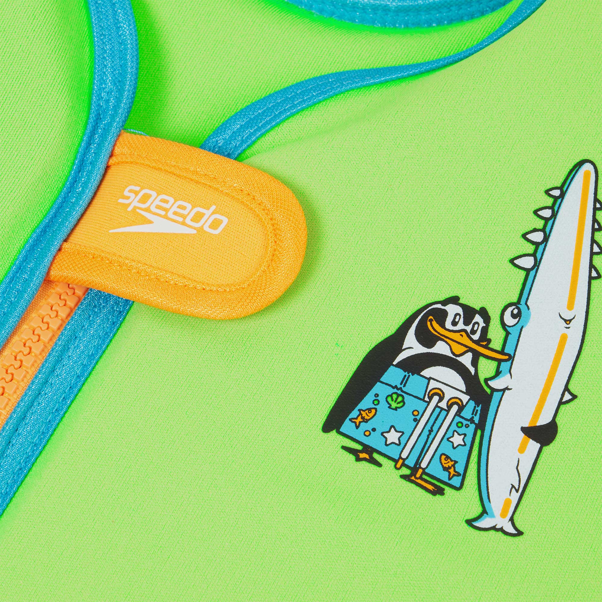 Áo Phao Trẻ Em Speedo Printed - Xanh Lá - Supersports Vietnam